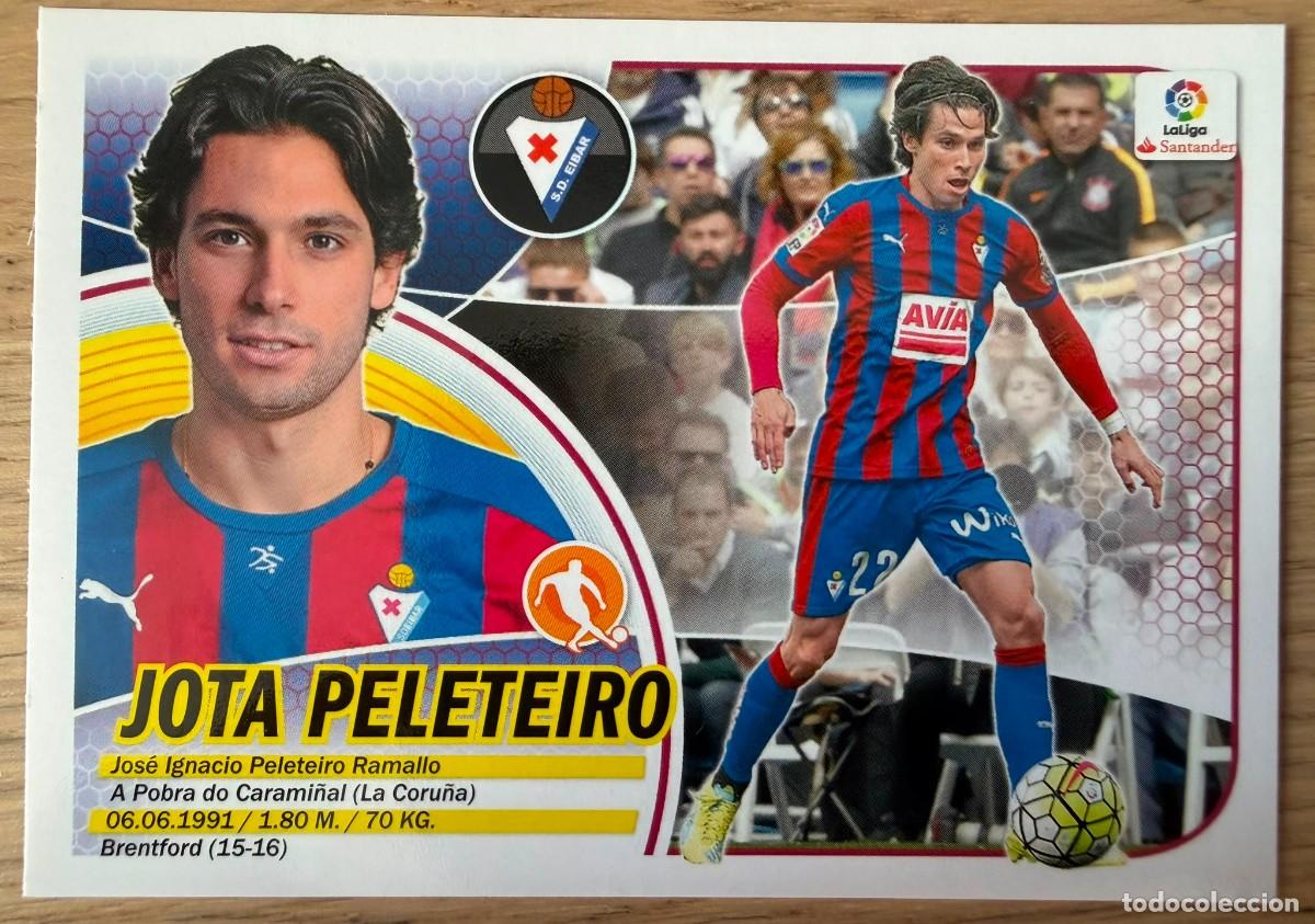Fu&szlig;ball-Sticker: 11A 11 A JOTA PELETEIRO EIBAR 16 17 2016 2017 LIGA SANTANDER COLECCIONES ESTE SIN PEGAR STICKER