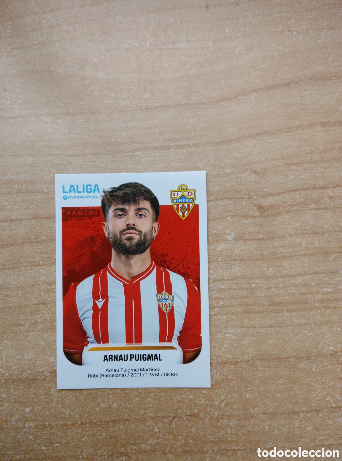 Fu&szlig;ball-Sticker: 34 ARNAU PUIGMAL ALMERIA LIGA HYPERMOTION 2025 2026