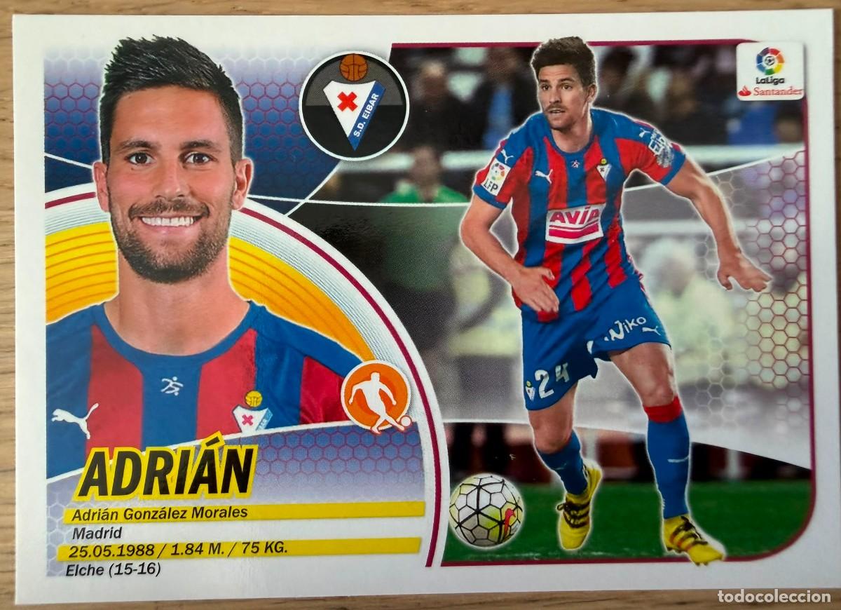 Fu&szlig;ball-Sticker: 12 ADRIAN EIBAR 16 17 2016 2017 LIGA SANTANDER COLECCIONES ESTE SIN PEGAR STICKER