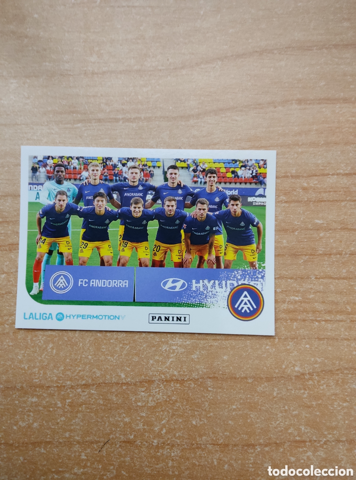Cromos de f&uacute;tbol: 41 PLANTILLA ANDORRA LIGA HYPERMOTION 2025 2026