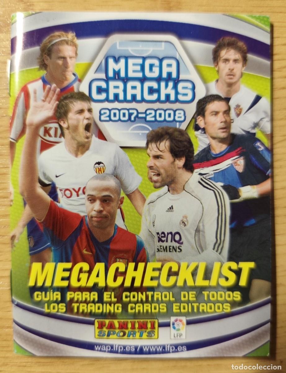 Cromos de f&uacute;tbol: MEGACHECKLIST PANINI ALBUM MEGACRACKS 2007 2008- LISTA INDICE CROMOS FUTBOL CARDS FOOTBALL