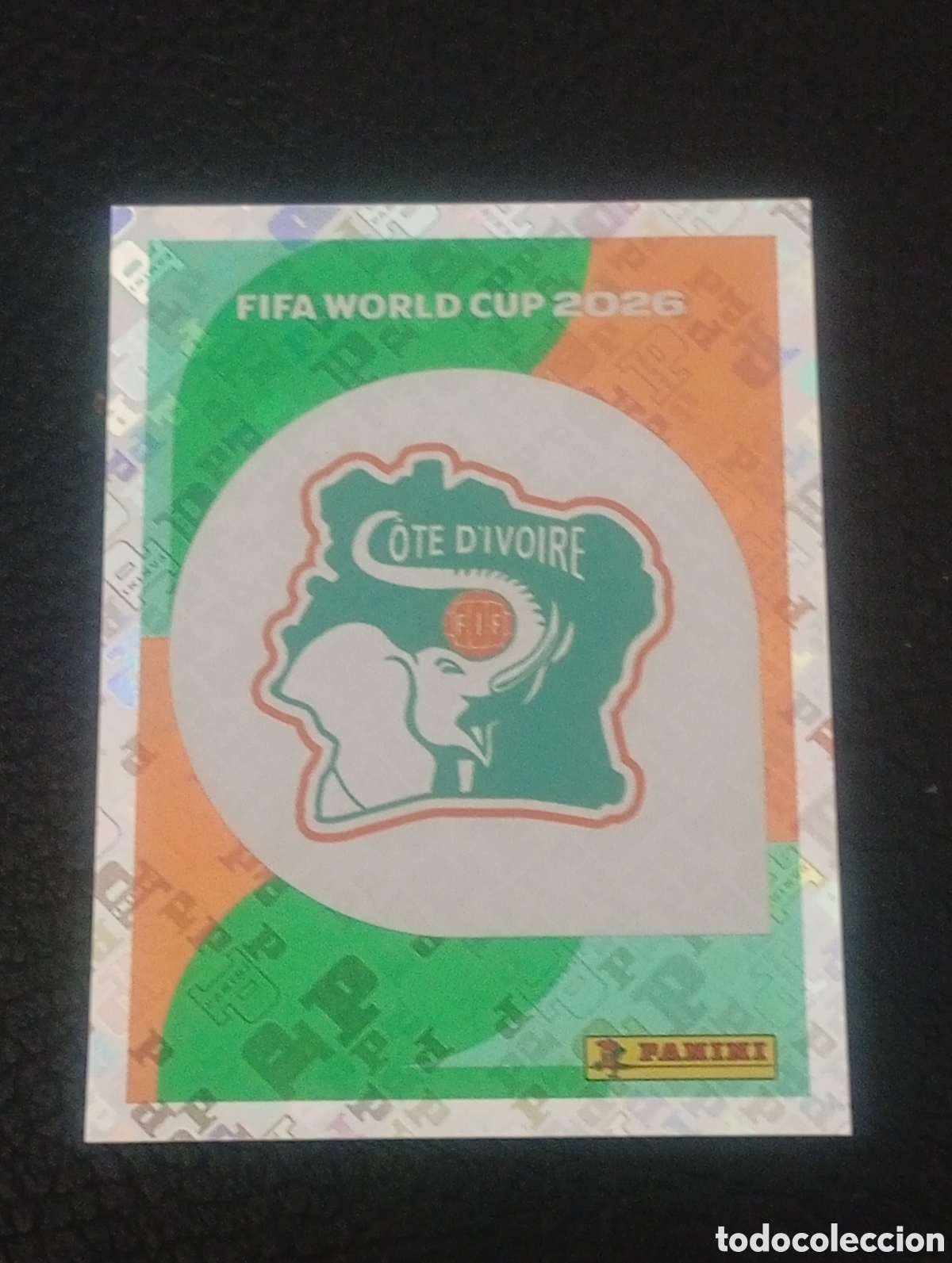 Cromos de f&uacute;tbol: CIV 1 escudo COSTA MARFIL MUNDIAL F&Uacute;TBOL 2026 FIFA WORLD CUP PANINI CROMO STICKER CIV1