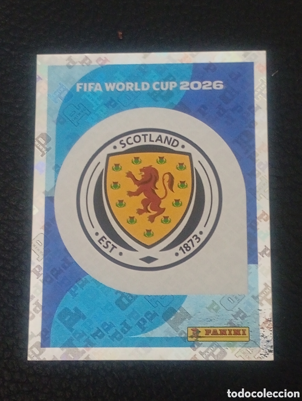 Cromos de f&uacute;tbol: SCO 1 escudo SCOTLAND ESCOCIA MUNDIAL F&Uacute;TBOL 2026 FIFA WORLD CUP PANINI CROMO STICKER SCO1