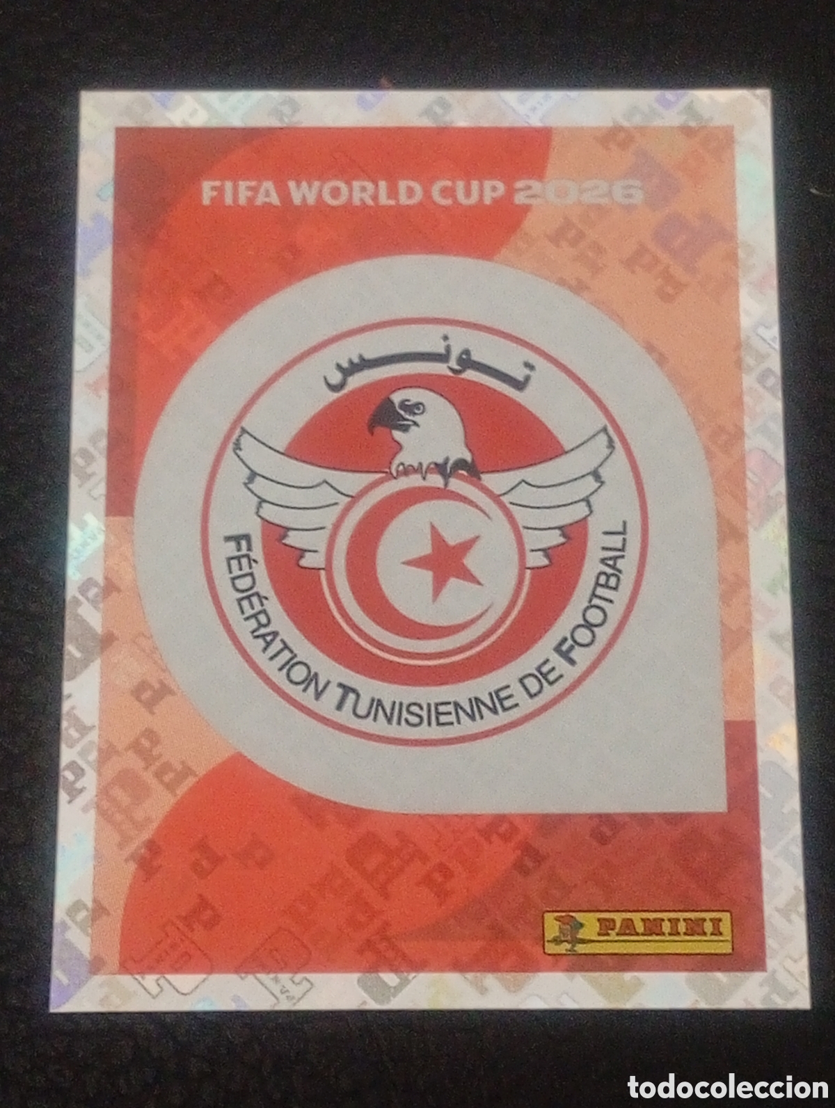 Cromos de f&uacute;tbol: TUN 1 escudo T&Uacute;NEZ MUNDIAL F&Uacute;TBOL 2026 FIFA WORLD CUP PANINI CROMO STICKER TUN1