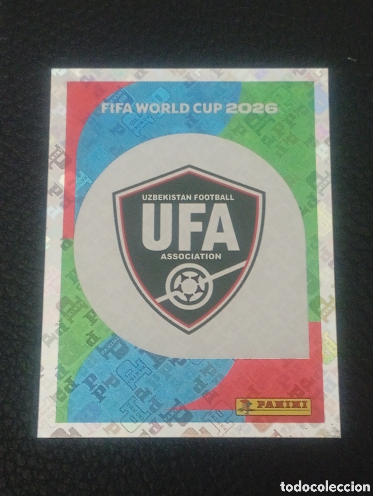 Cromos de f&uacute;tbol: UZB 1 escudo UFA UZBEKIST&Aacute;N MUNDIAL F&Uacute;TBOL 2026 FIFA WORLD CUP PANINI CROMO STICKER UZB1