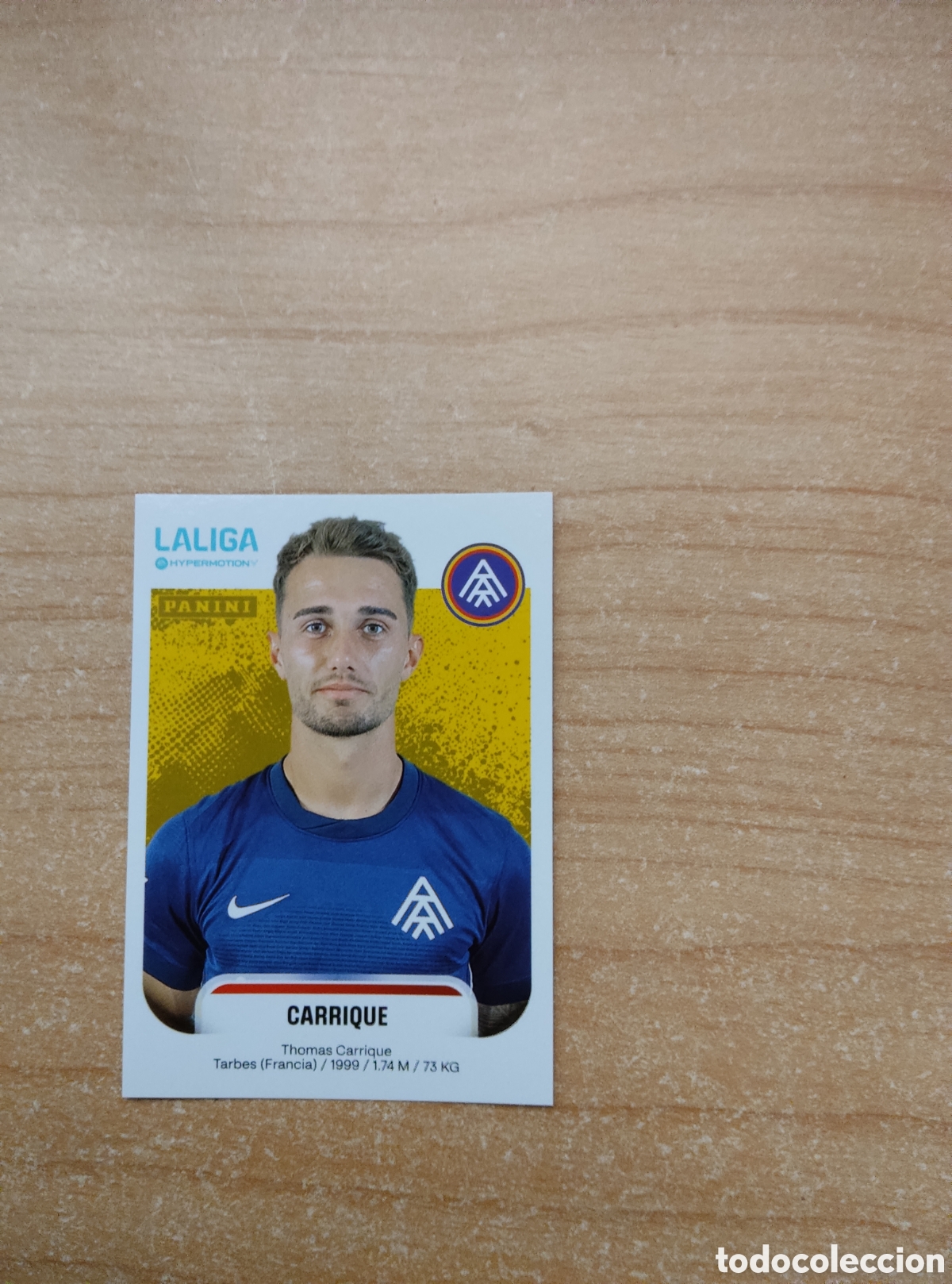 Cromos de f&uacute;tbol: 45 CARRIQUE ANDORRA LIGA HYPERMOTION 2025 2026