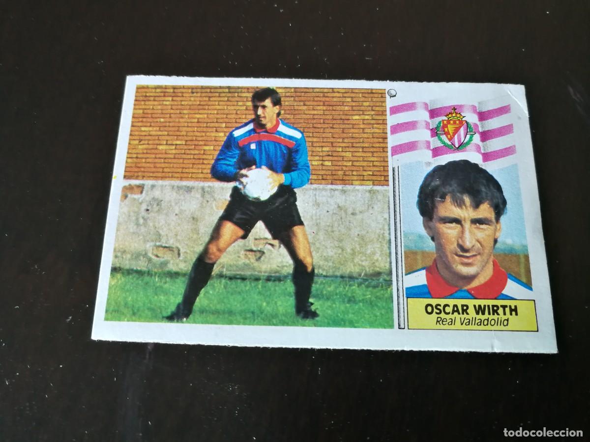 Cromos de Futebol: Oscar Wirth Real Valladolid Ultimo Fichaje n&ordm; 42 Editorial Este despegado, Buen estado