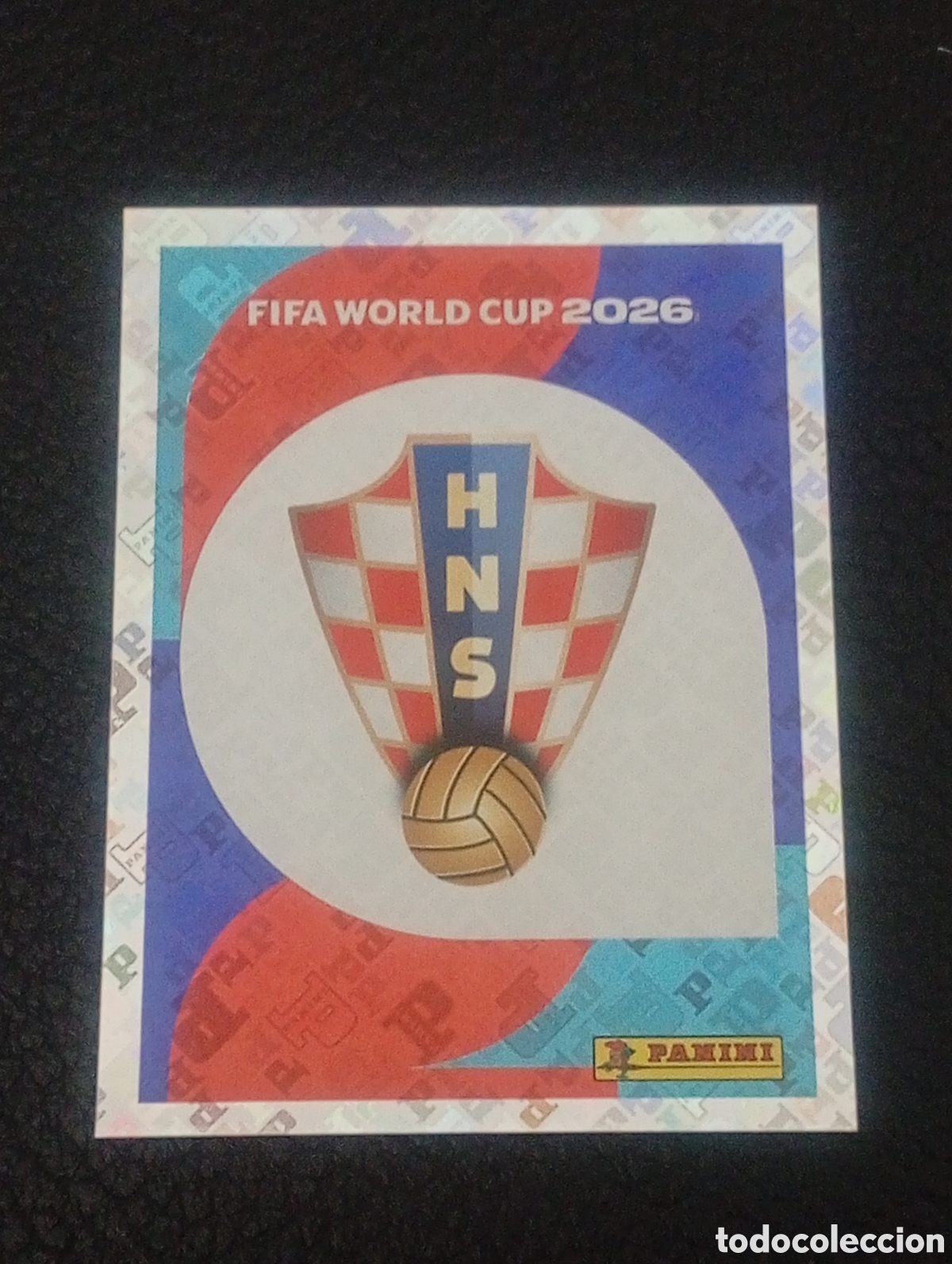Cromos de Futebol: CRO 1 escudo CROACIA MUNDIAL F&Uacute;TBOL 2026 FIFA WORLD CUP PANINI CROMO STICKER CRO1