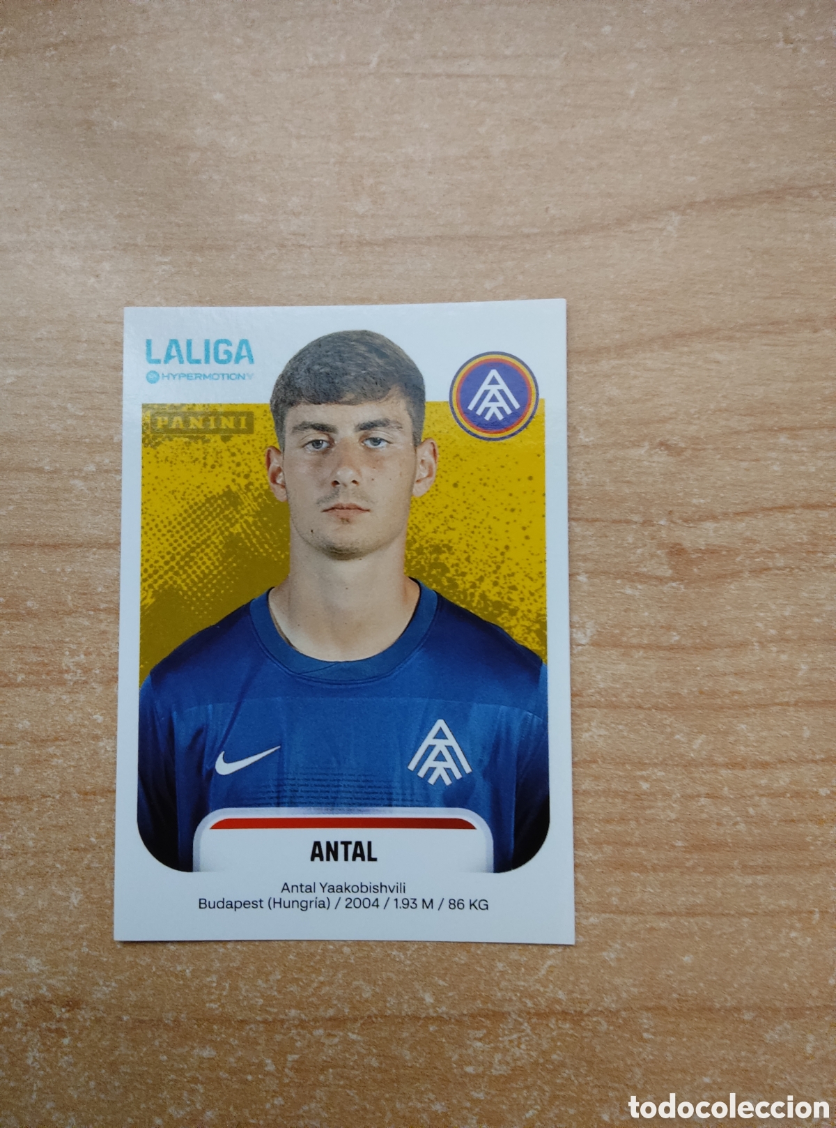 Cromos de f&uacute;tbol: 47B ANTAL ANDORRA LIGA HYPERMOTION 2025 2026