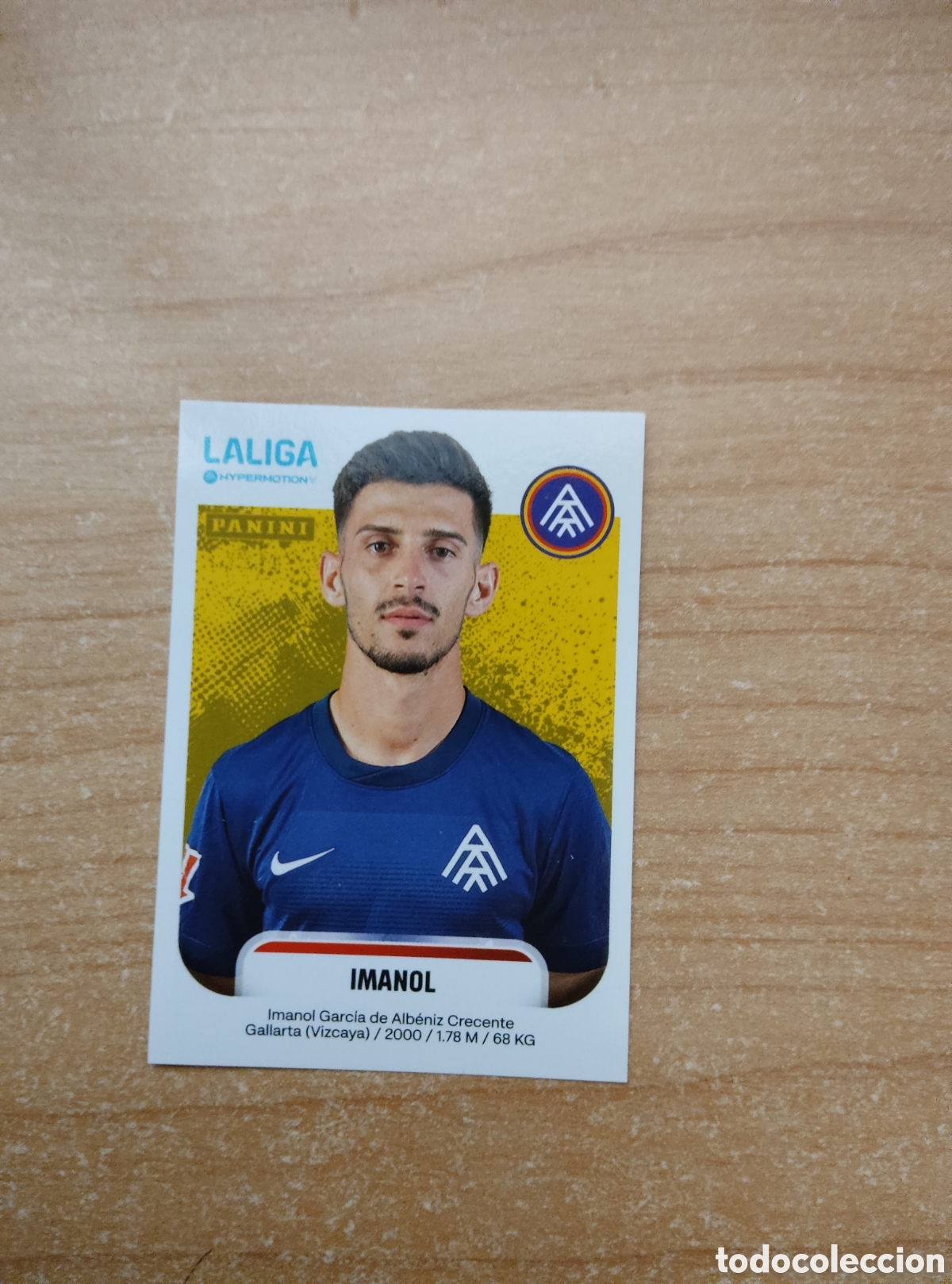 Cromos de f&uacute;tbol: 49 IMANOL ANDORRA LIGA HYPERMOTION 2025 2026