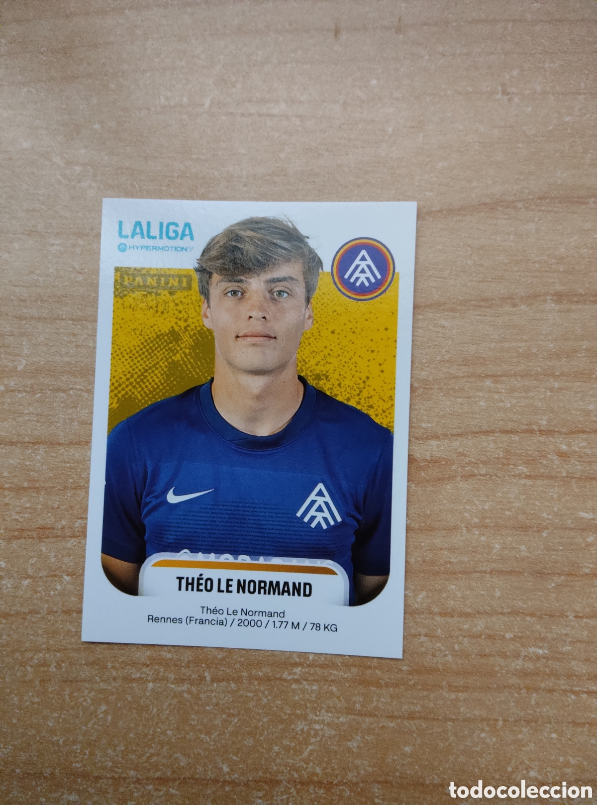 Cromos de f&uacute;tbol: 53 THEO LE NORMAND ANDORRA LIGA HYPERMOTION 2025 2026