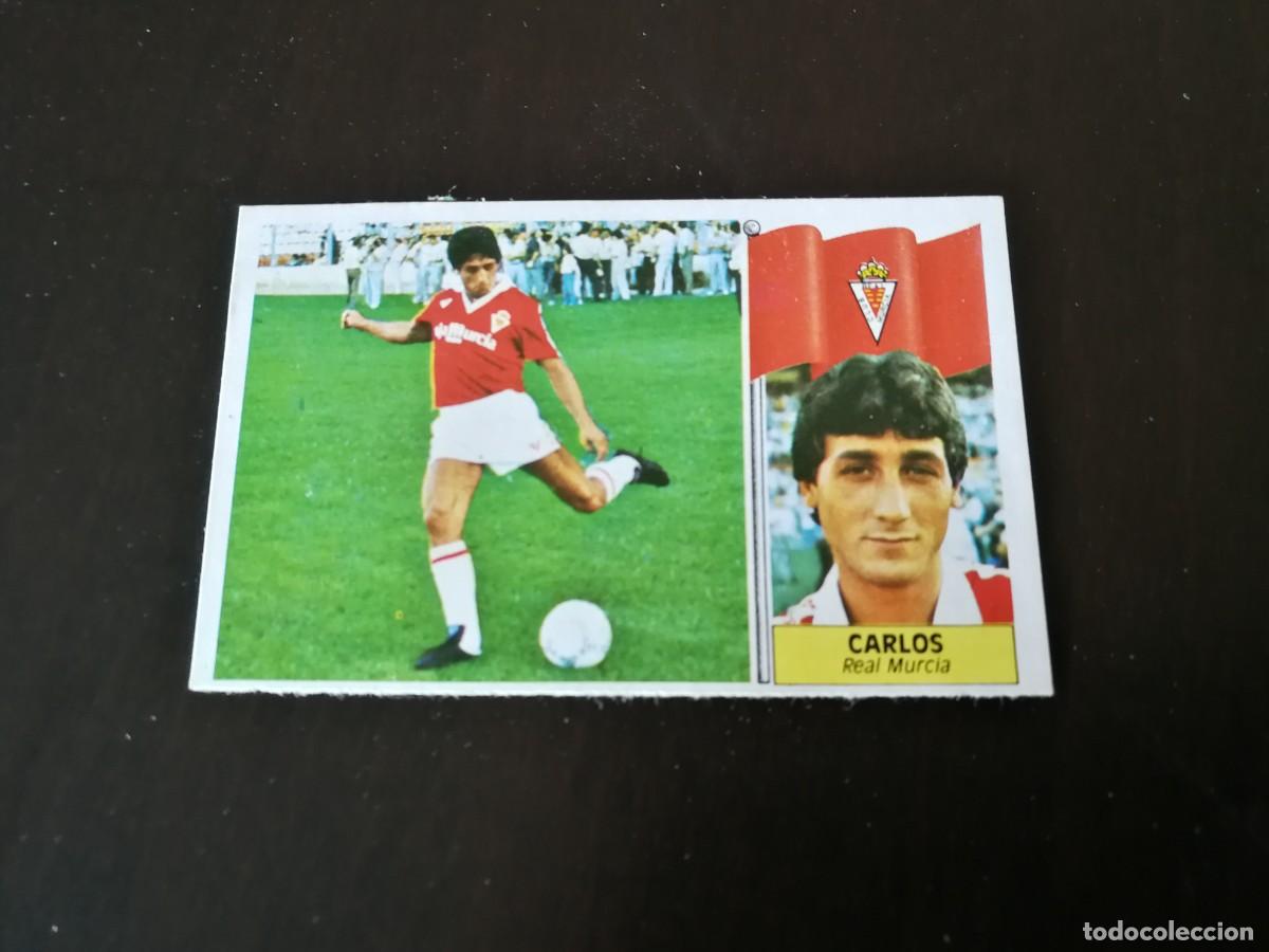 Cromos de f&uacute;tbol: Carlos Real Murcia Ultimo Fichaje n&ordm; 34 Editorial Este despegado, Buen estado