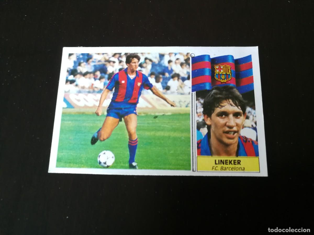Cromos de f&uacute;tbol: Lineker FC Barcelona Ultimo Fichaje n&ordm; 20 bis Editorial Este despegado, Buen estado