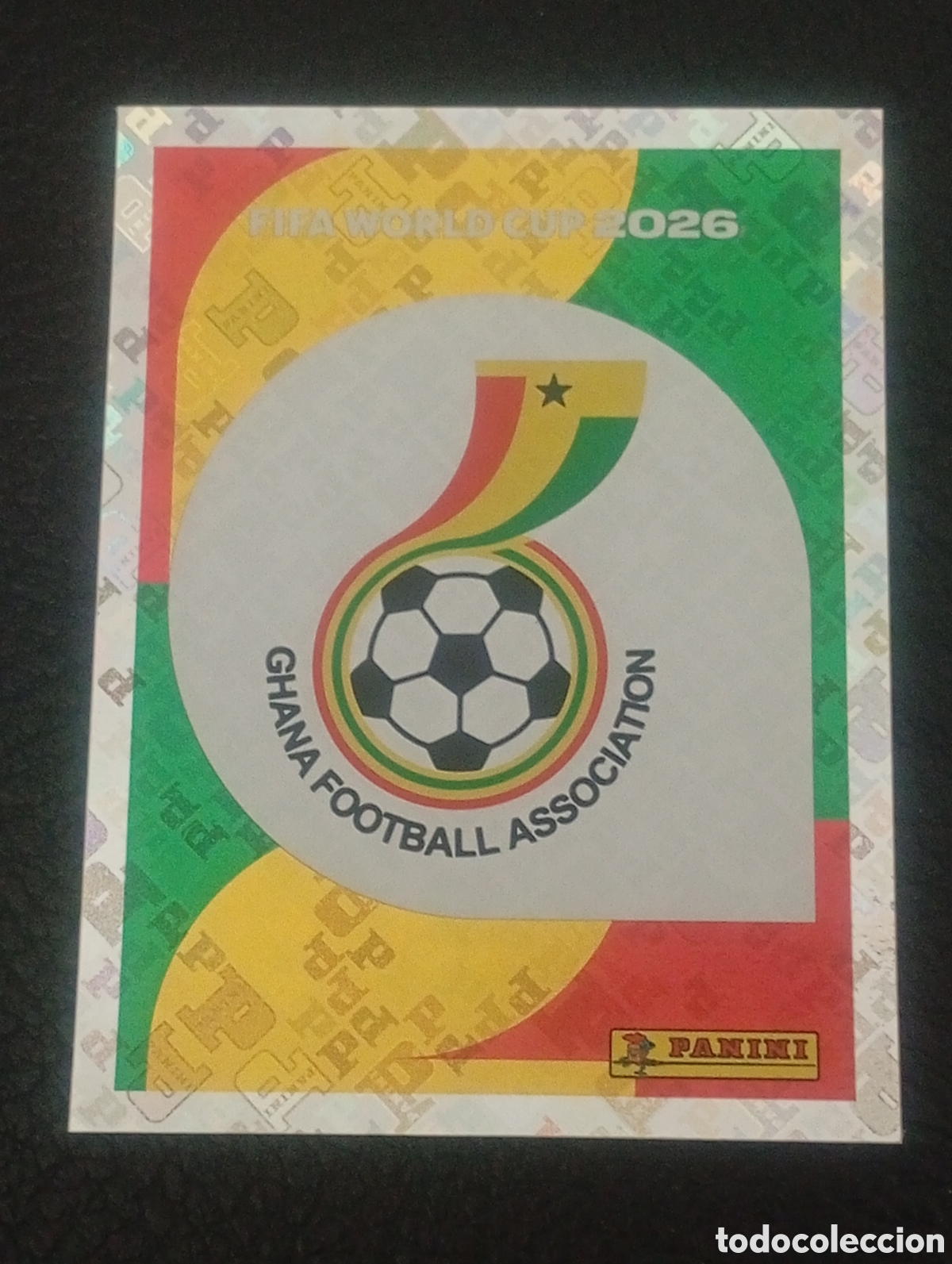 Cromos de f&uacute;tbol: GHA 1 escudo GHANA MUNDIAL F&Uacute;TBOL 2026 FIFA WORLD CUP PANINI CROMO STICKER GHA1