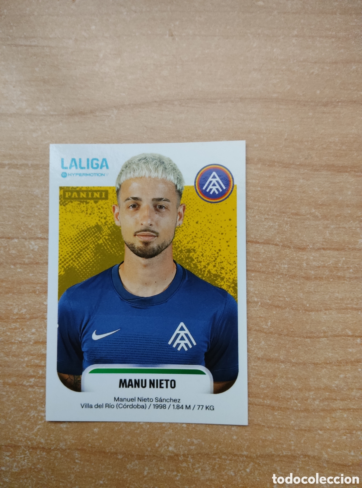 Cromos de f&uacute;tbol: 57 MANU NIETO ANDORRA LIGA HYPERMOTION 2025 2026