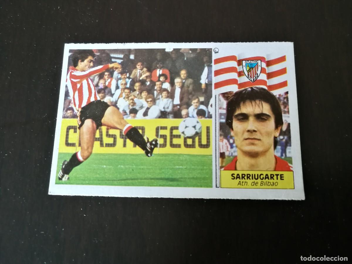 Cromos de f&uacute;tbol: Sarriugarte At de Bilbao Ultimo Fichaje n&ordm; 28 Editorial Este despegado, Buen estado