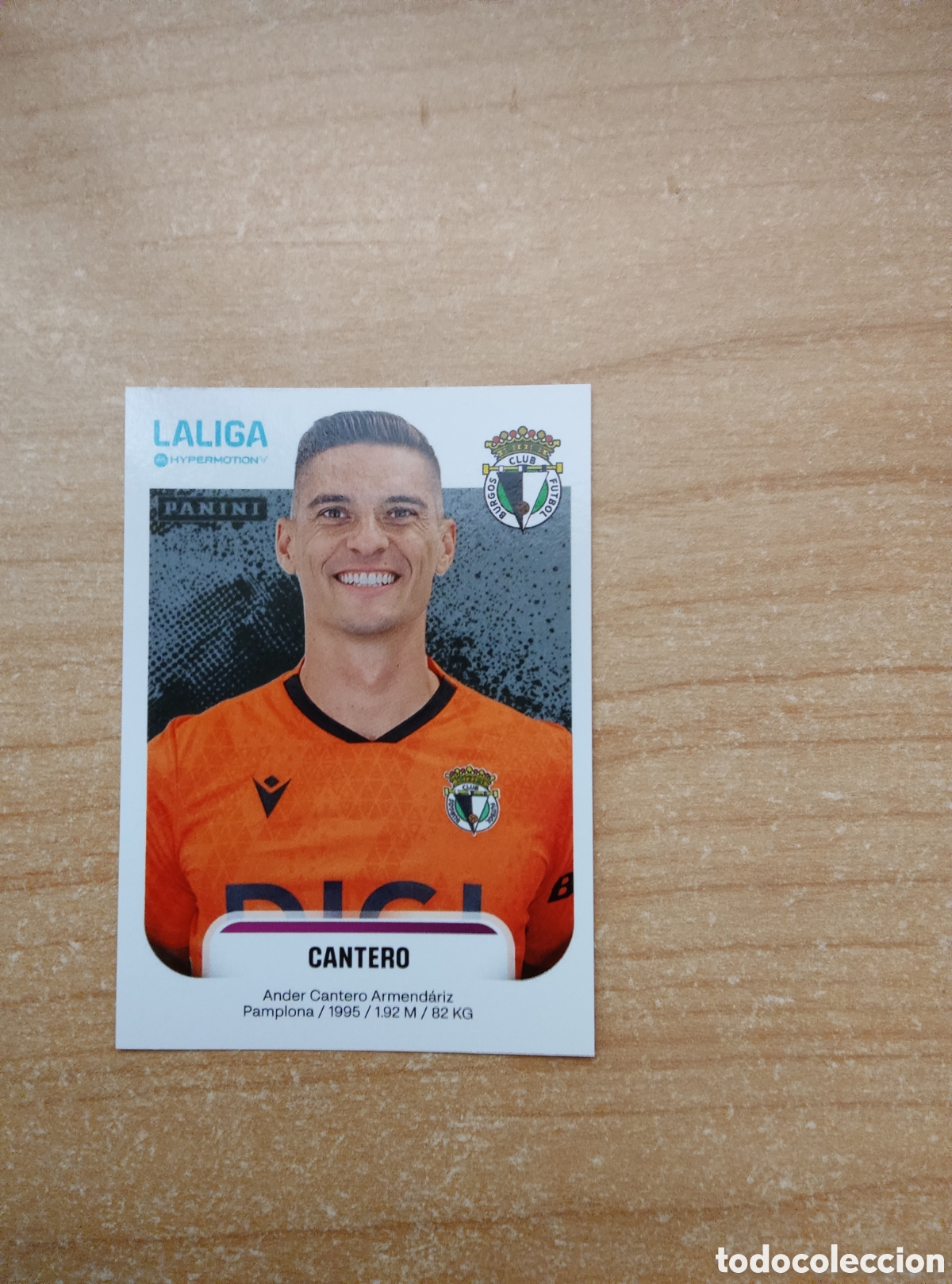 Cromos de f&uacute;tbol: 61 CANTERO BURGOS LIGA HYPERMOTION 2025 2026