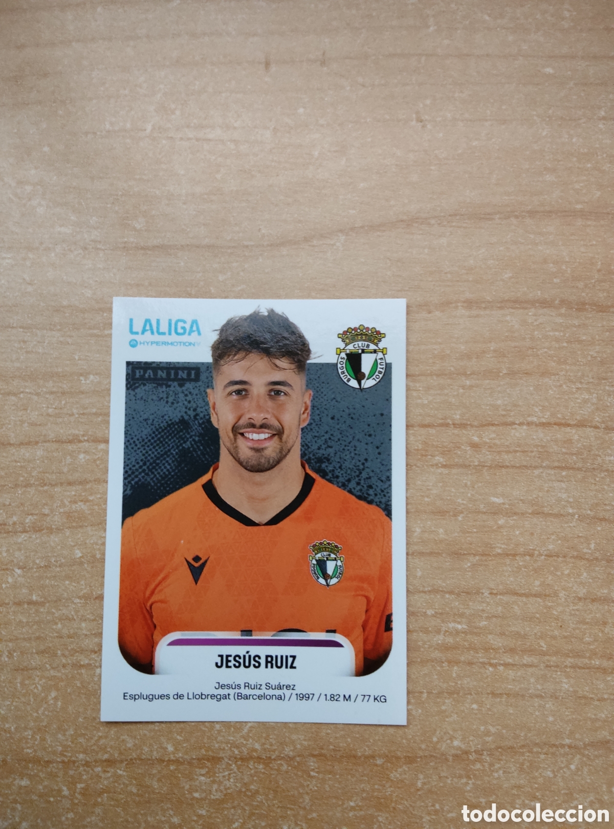 Cromos de f&uacute;tbol: 62 JESUS RUIZ BURGOS LIGA HYPERMOTION 2025 2026