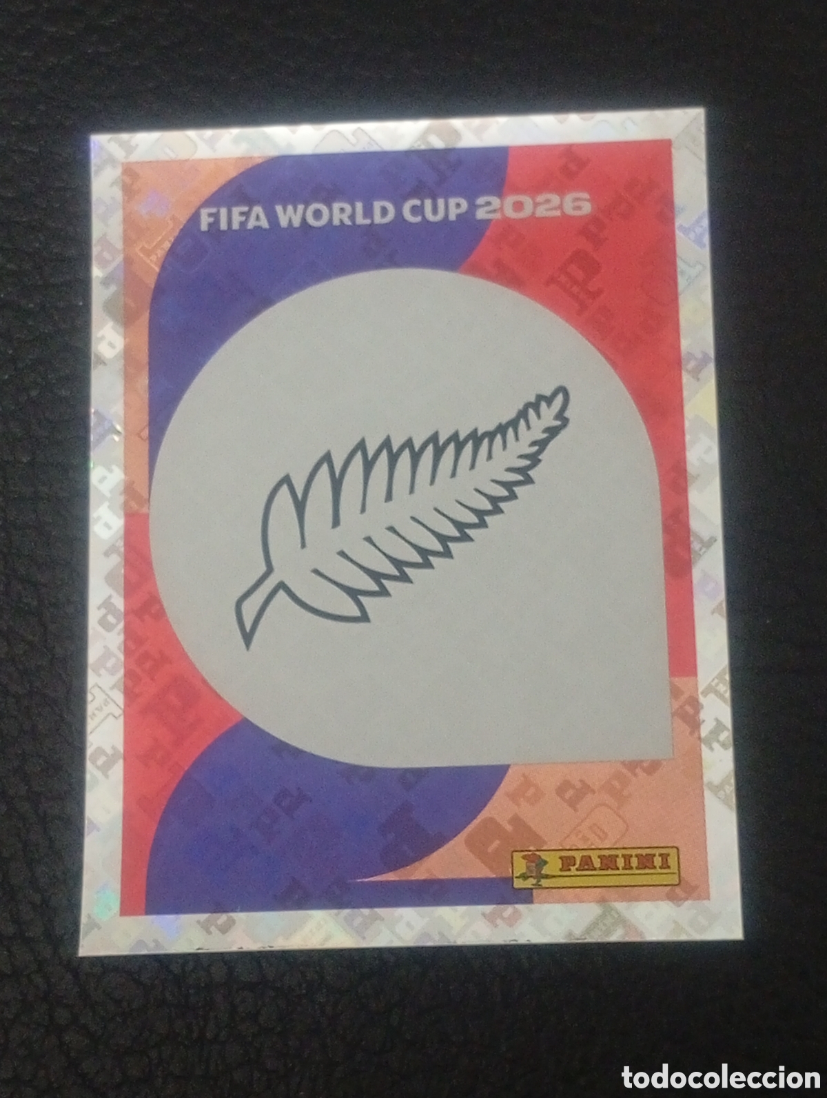 Cromos de f&uacute;tbol: Nzl 1 escudo NUEVA ZELANDA MUNDIAL F&Uacute;TBOL 2026 FIFA WORLD CUP PANINI CROMO STICKER NZL1