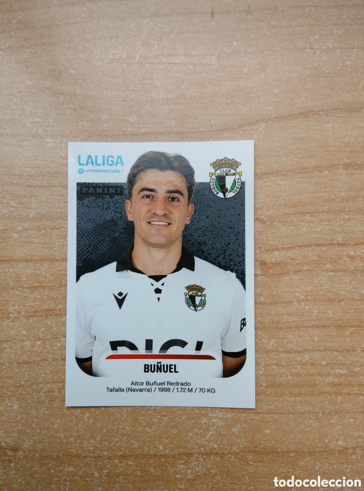 Cromos de f&uacute;tbol: 63 BU&Ntilde;UEL BURGOS LIGA HYPERMOTION 2025 2026