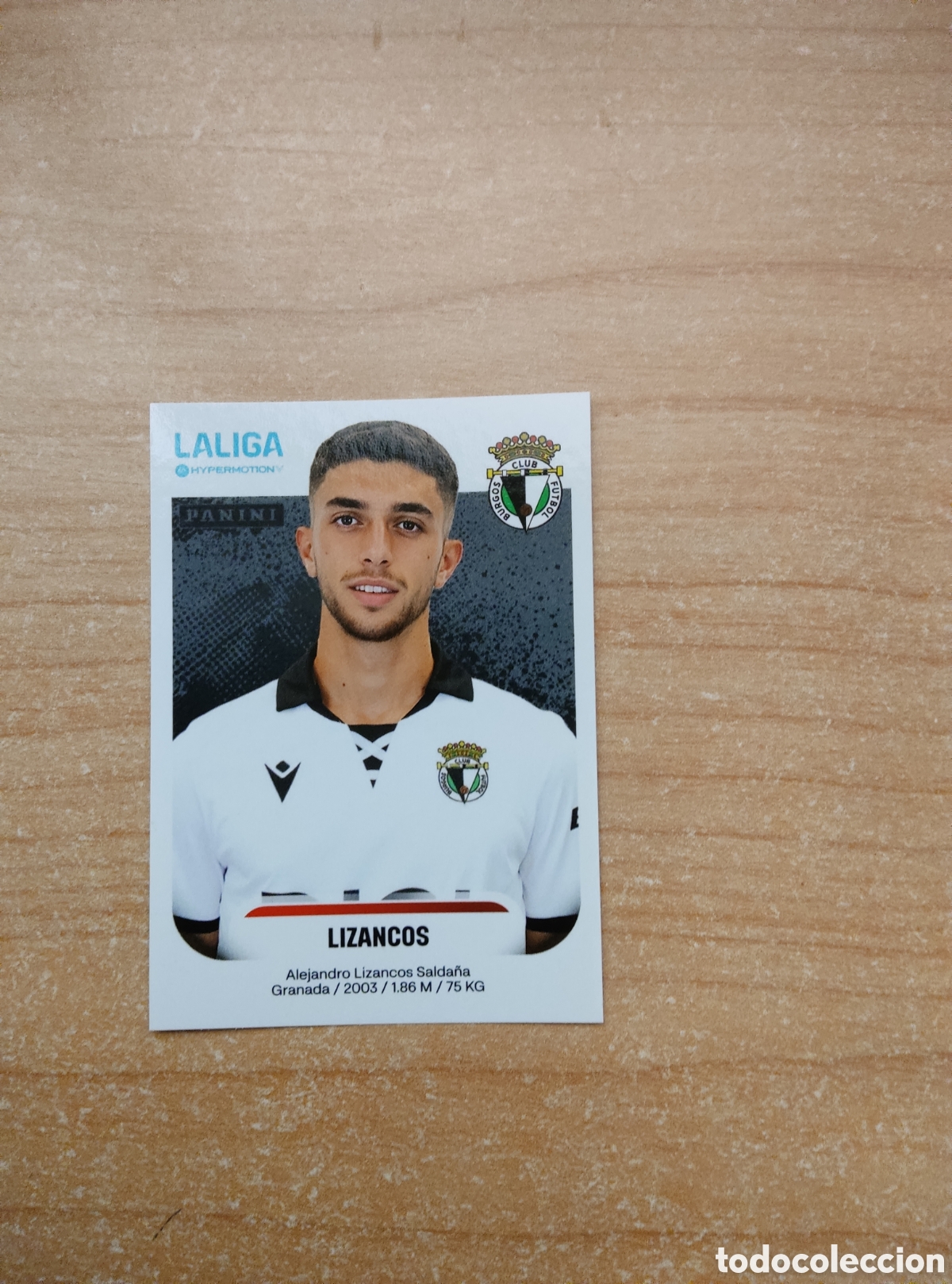 Cromos de f&uacute;tbol: 64A LIZANCOS BURGOS LIGA HYPERMOTION 2025 2026
