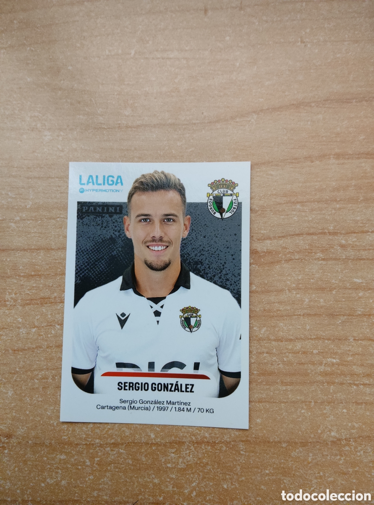 Cromos de f&uacute;tbol: 64B SERGIO GONZALEZ BURGOS LIGA HYPERMOTION 2025 2026