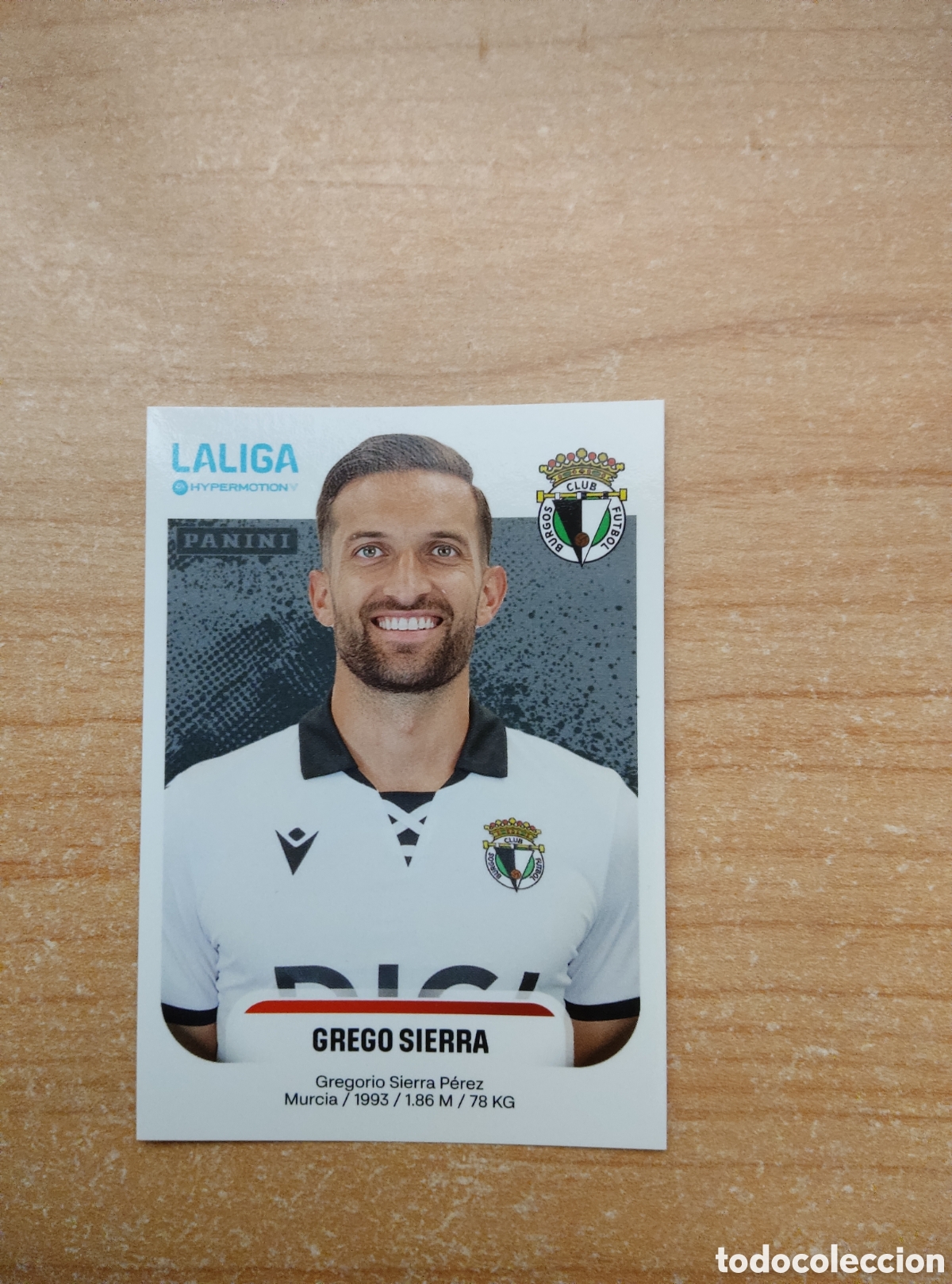 Cromos de f&uacute;tbol: 66 GREGO SIERRA BURGOS LIGA HYPERMOTION 2025 2026