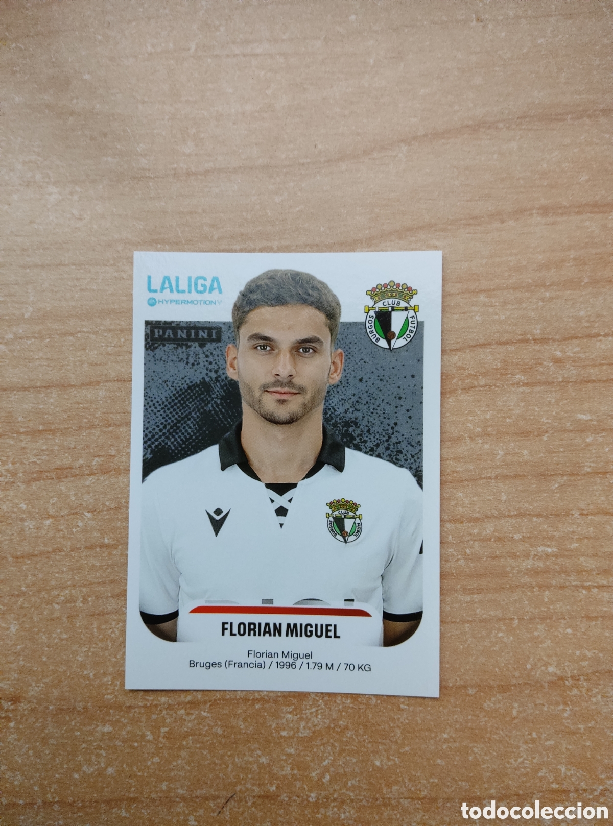 Cromos de f&uacute;tbol: 67 FLORIAN MIGUEL BURGOS LIGA HYPERMOTION 2025 2026