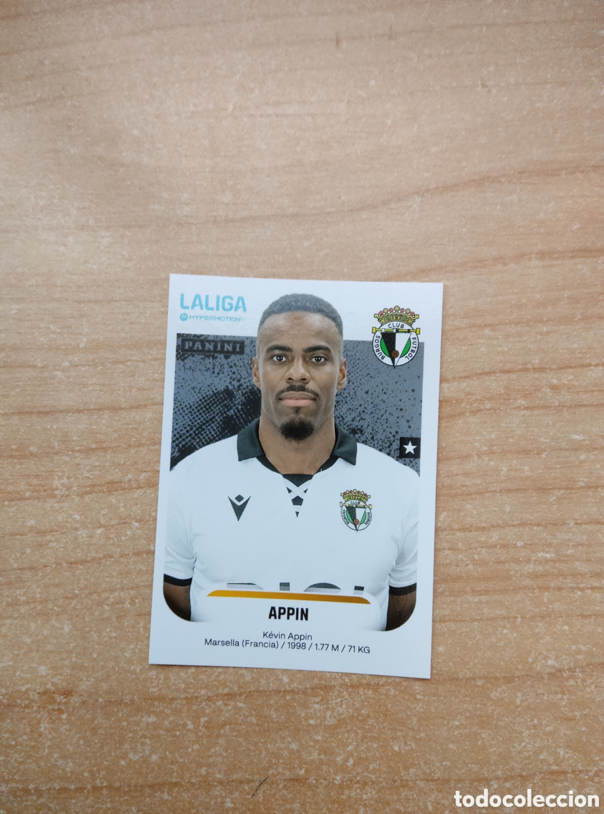 Cromos de f&uacute;tbol: 68 APPIN BURGOS LIGA HYPERMOTION 2025 2026
