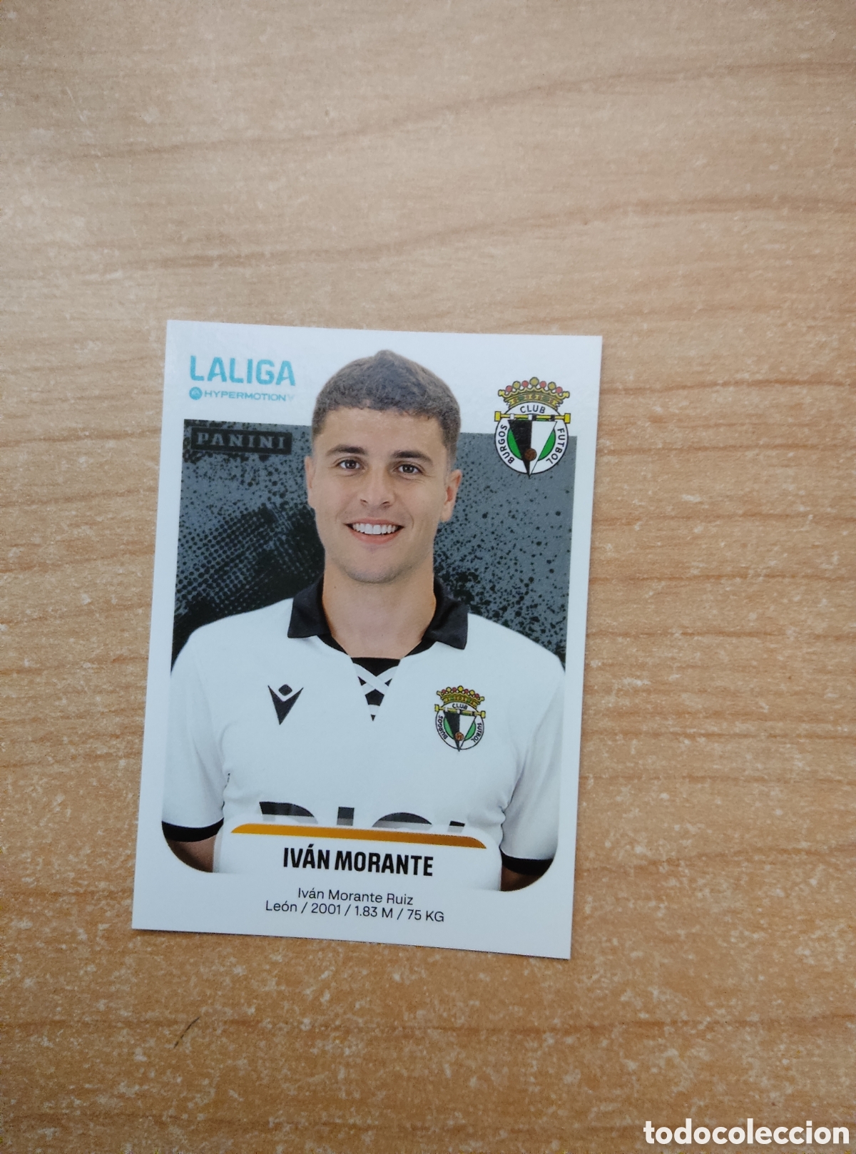 Cromos de f&uacute;tbol: 71 IVAN MORANTE BURGOS LIGA HYPERMOTION 2025 2026