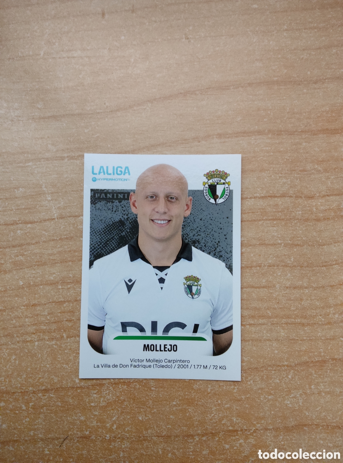 Cromos de f&uacute;tbol: 74 MOLLEJO BURGOS LIGA HYPERMOTION 2025 2026