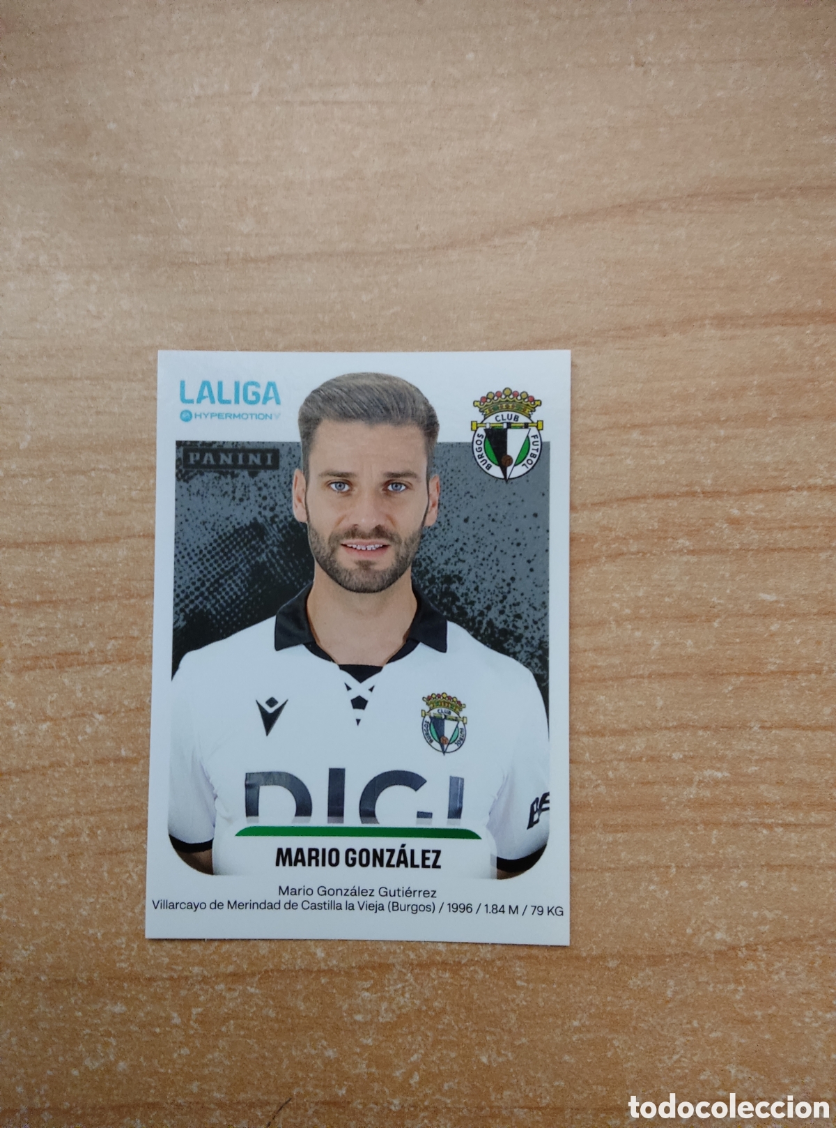 Cromos de f&uacute;tbol: 75B MARIO GONZALEZ BURGOS LIGA HYPERMOTION 2025 2026