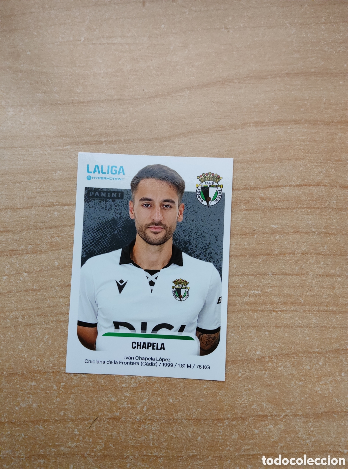 Cromos de f&uacute;tbol: 76 CHAPELA BURGOS LIGA HYPERMOTION 2025 2026