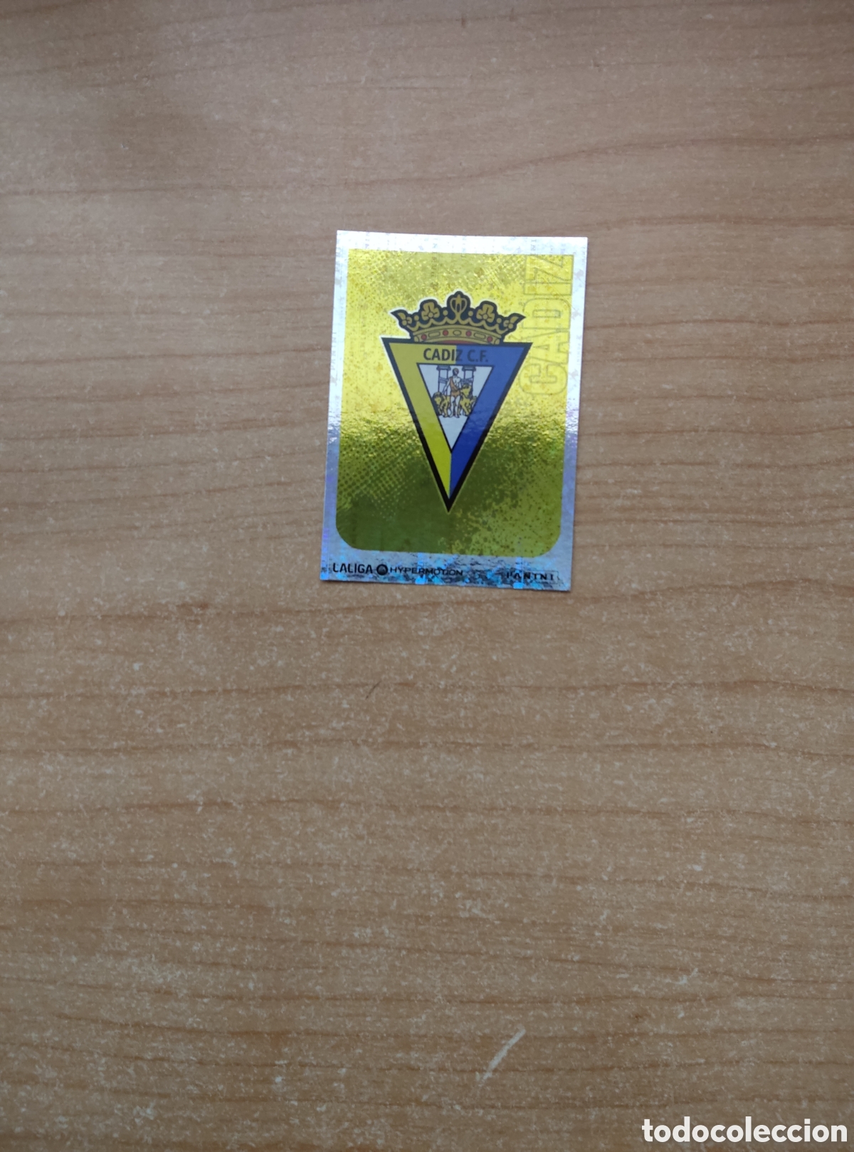 Cromos de f&uacute;tbol: 78 ESCUDO CADIZ LIGA HYPERMOTION 2025 2026