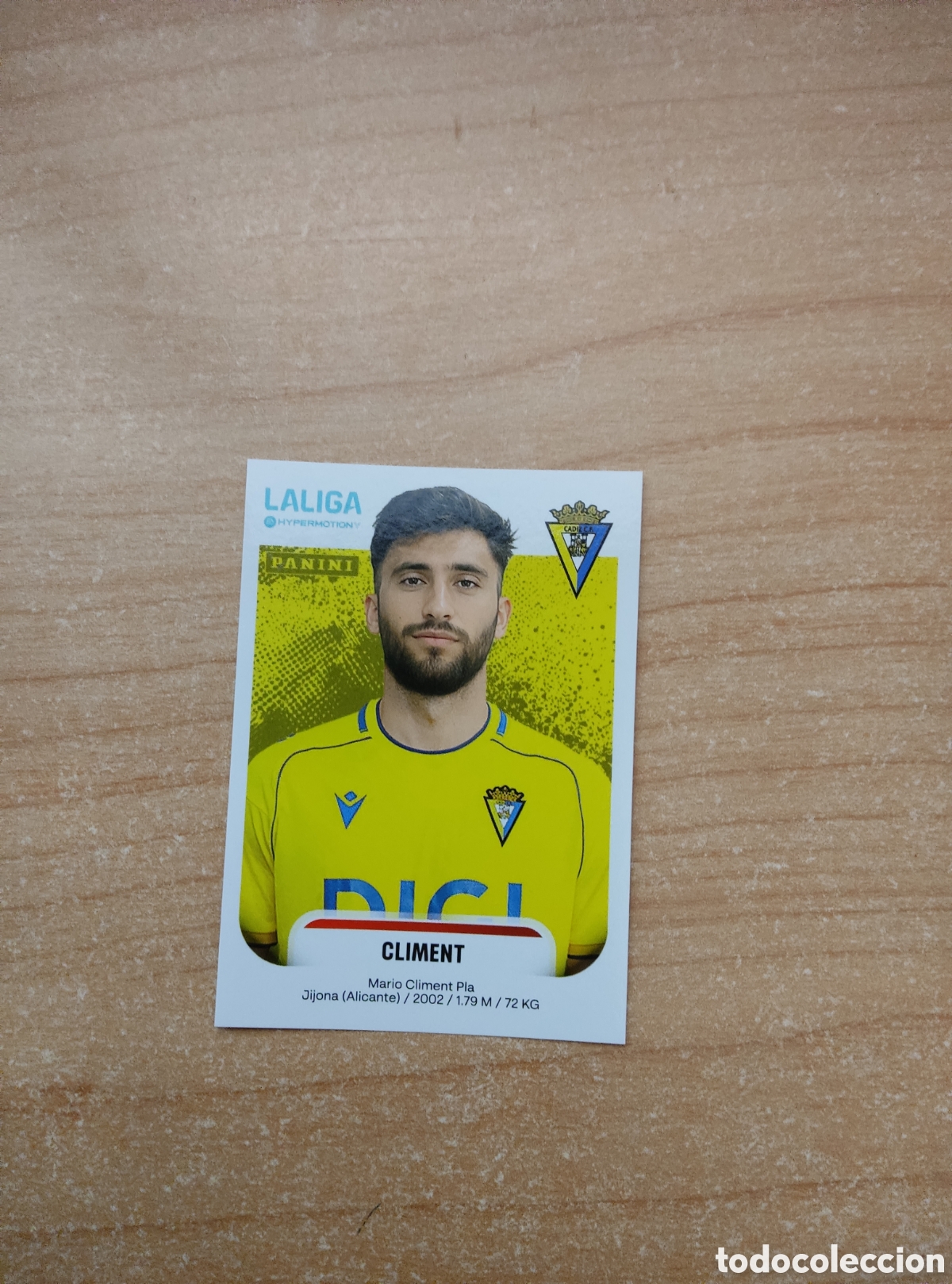 Cromos de f&uacute;tbol: 86 CLIMENT CADIZ LIGA HYPERMOTION 2025 2026