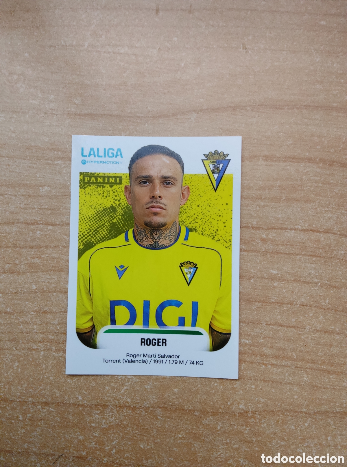 Cromos de f&uacute;tbol: 96A ROGER MARTI CADIZ LIGA HYPERMOTION 2025 2026