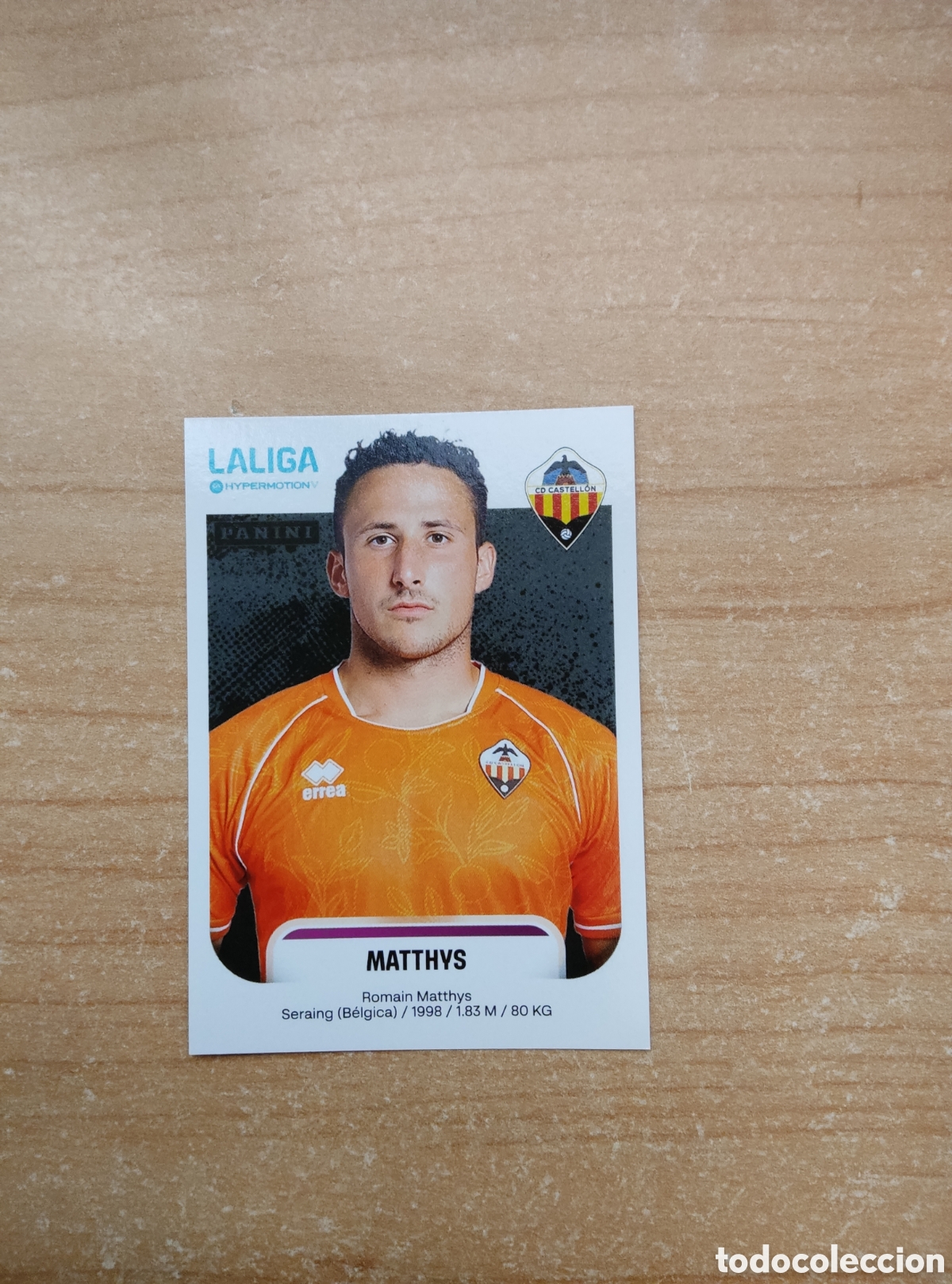 Cromos de f&uacute;tbol: 99 MATTHYS CASTELLON LIGA HYPERMOTION 2025 2026