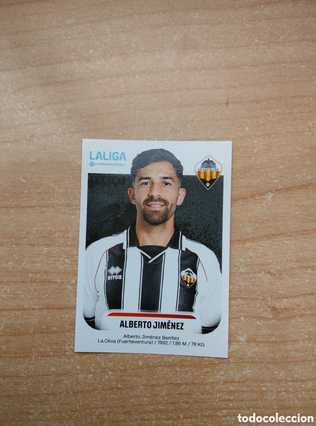 Cromos de f&uacute;tbol: 102 ALBERTO JIMENEZ CASTELLON LIGA HYPERMOTION 2025 2026