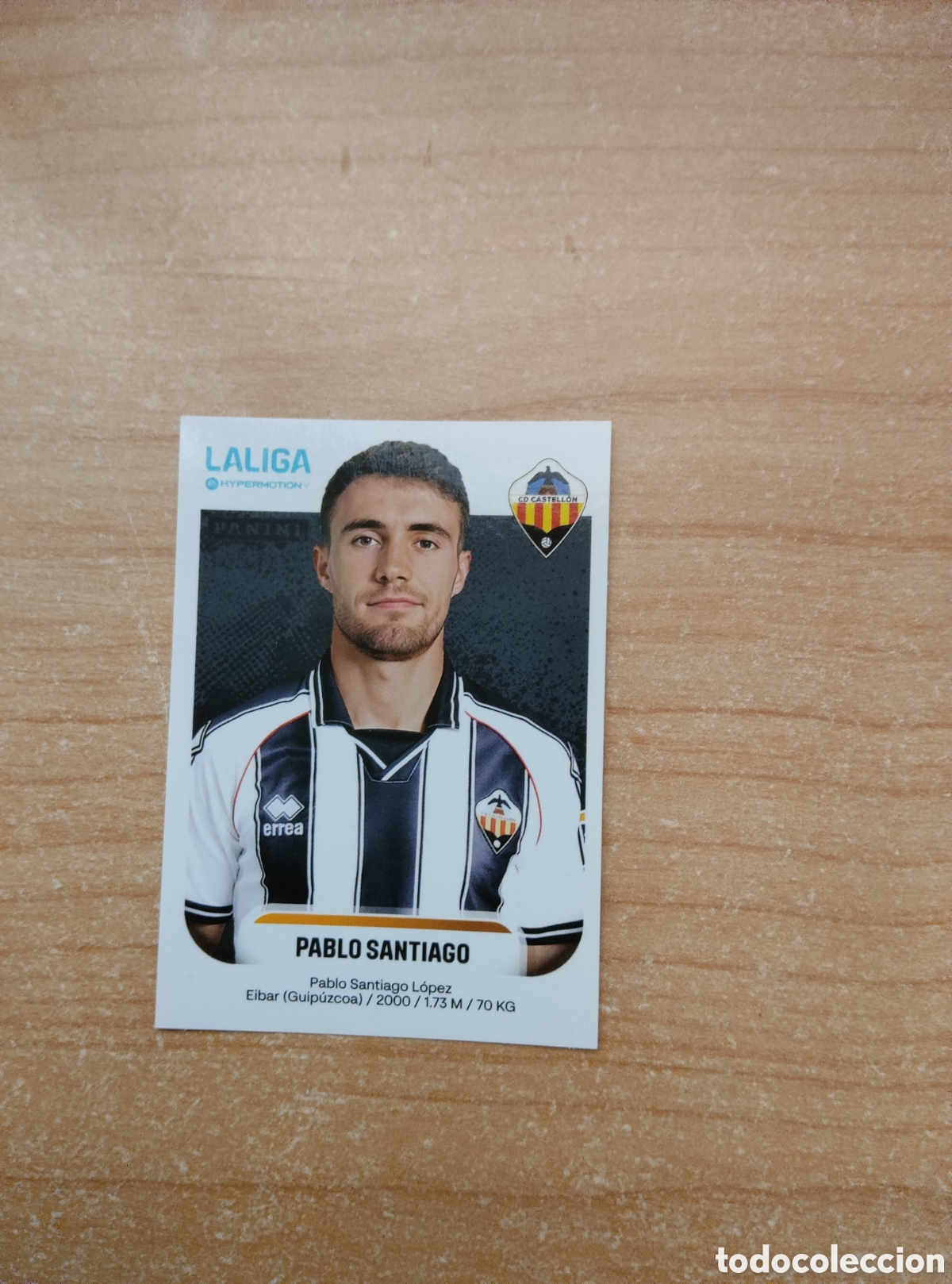 Cromos de f&uacute;tbol: 109 PABLO SANTIAGO CASTELLON LIGA HYPERMOTION 2025 2026