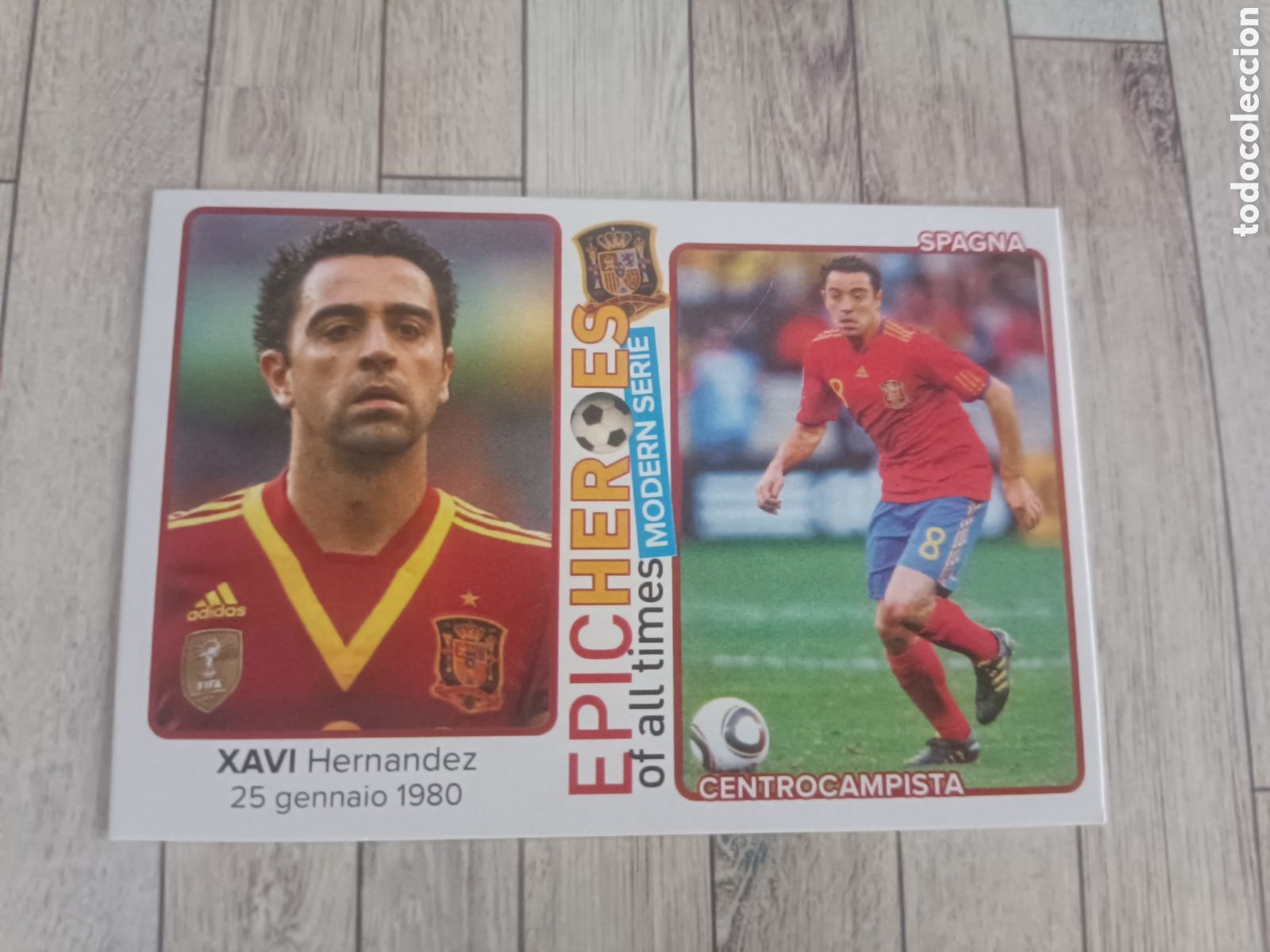 Cromos de f&uacute;tbol: XAVI HERNANDEZ ESPA&Ntilde;A EPIC HEROES MODERN SERIE EDIZIONI AMATORIALI 2024