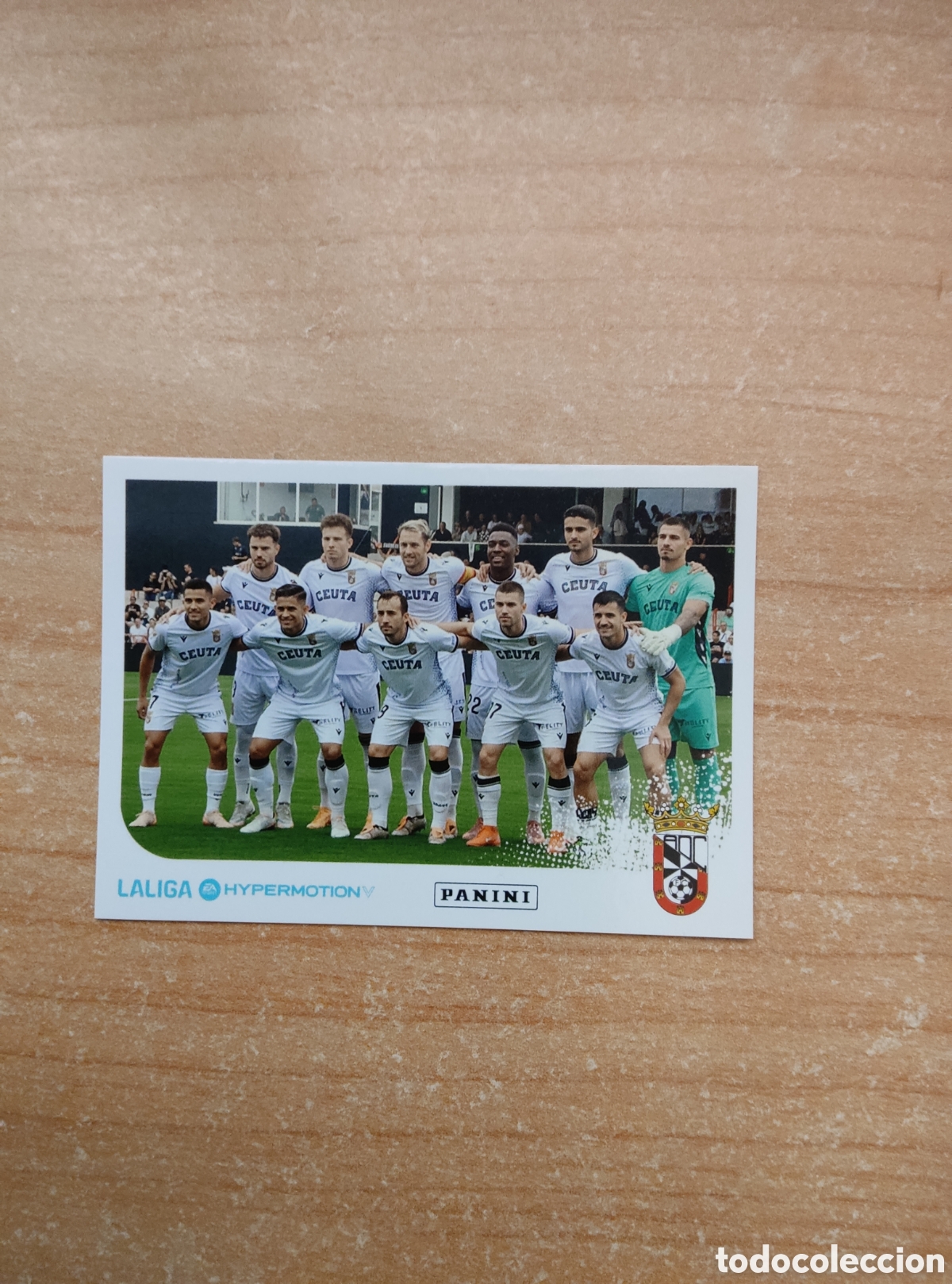 Cromos de f&uacute;tbol: 117 EQUIPO CEUTA LIGA HYPERMOTION 2025 2026
