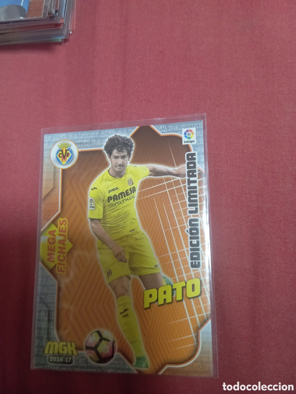 Cromos de f&uacute;tbol: Pato Villarreal MEGA FICHAJES EDICION LIMITADA n&deg;535 B / PANINI MEGACRACKS 2016/2017