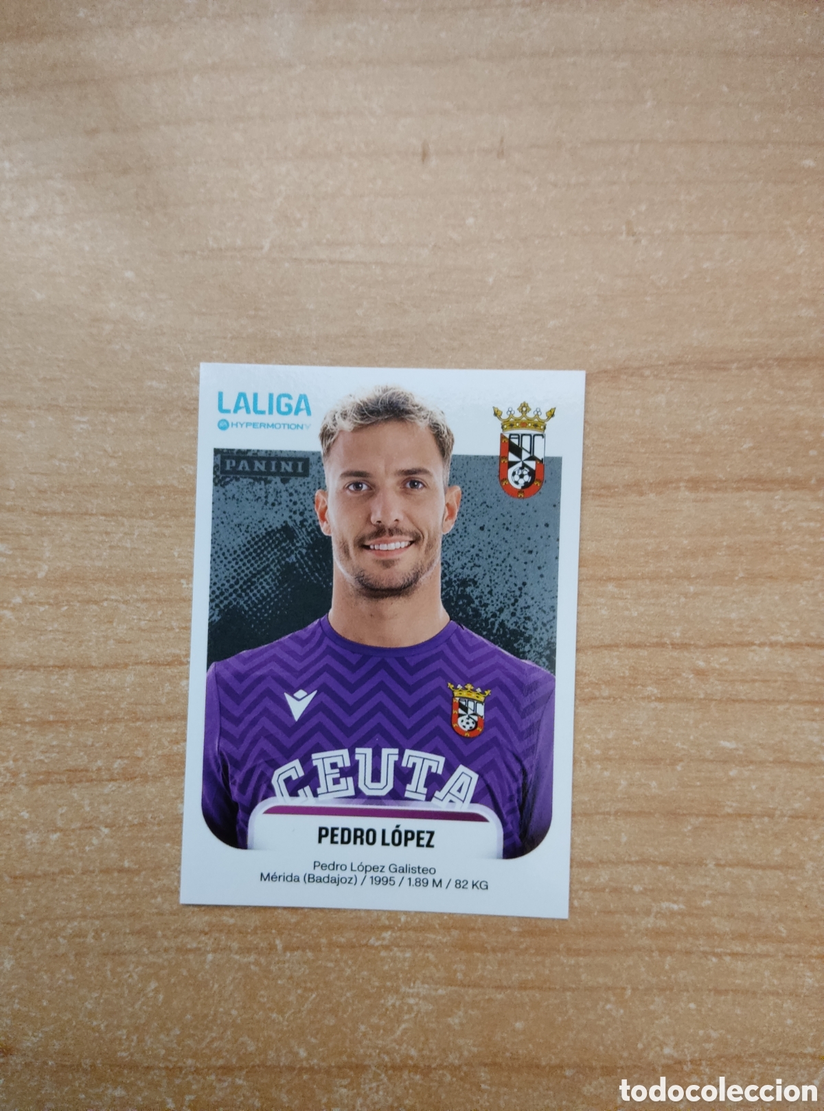 Cromos de f&uacute;tbol: 119 PEDRO LOPEZ CEUTA LIGA HYPERMOTION 2025 2026
