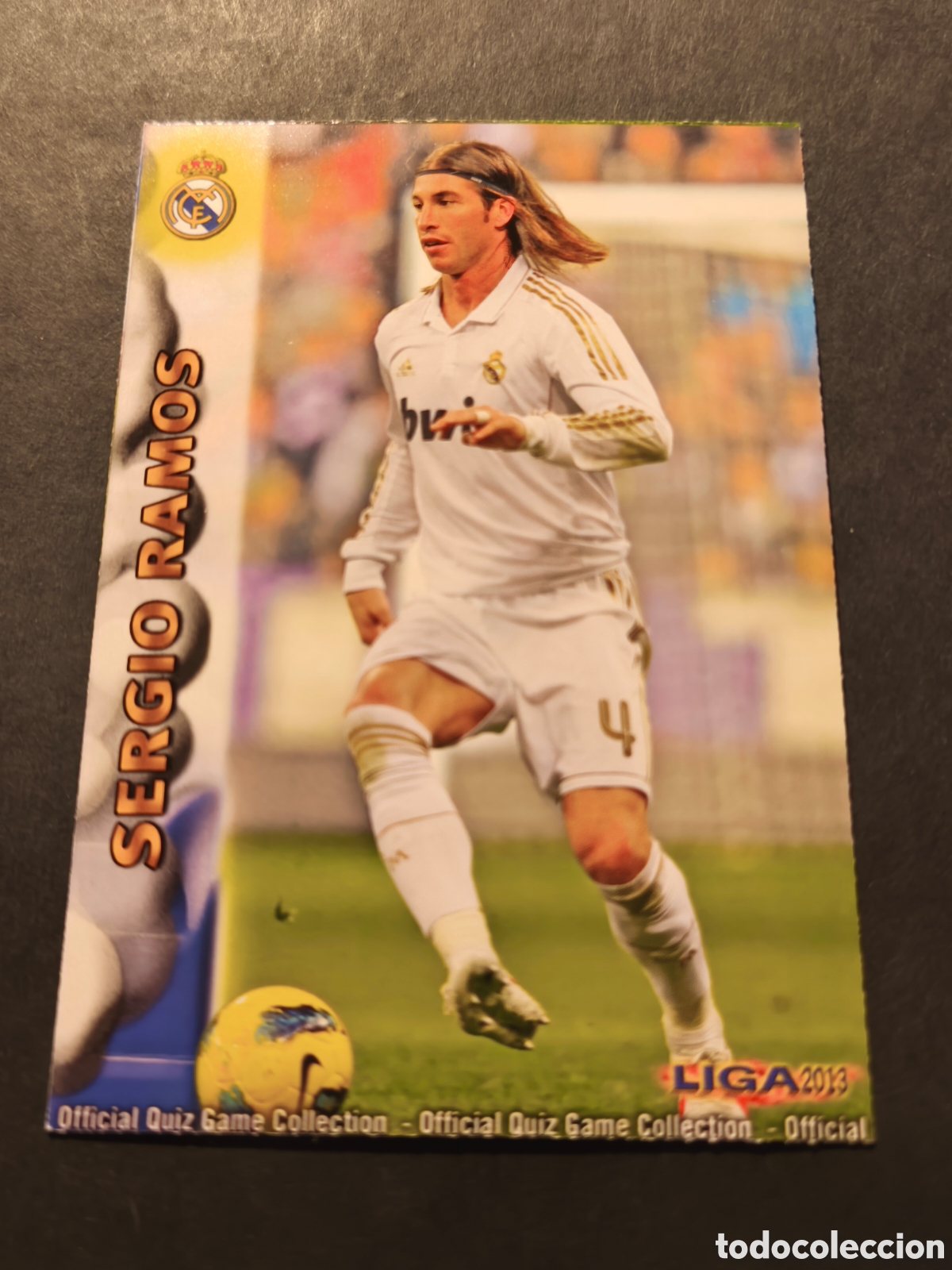 Cromos de f&uacute;tbol: 7 SERGIO RAMOS REAL MADRID MUNDICROMO 2013 BASE