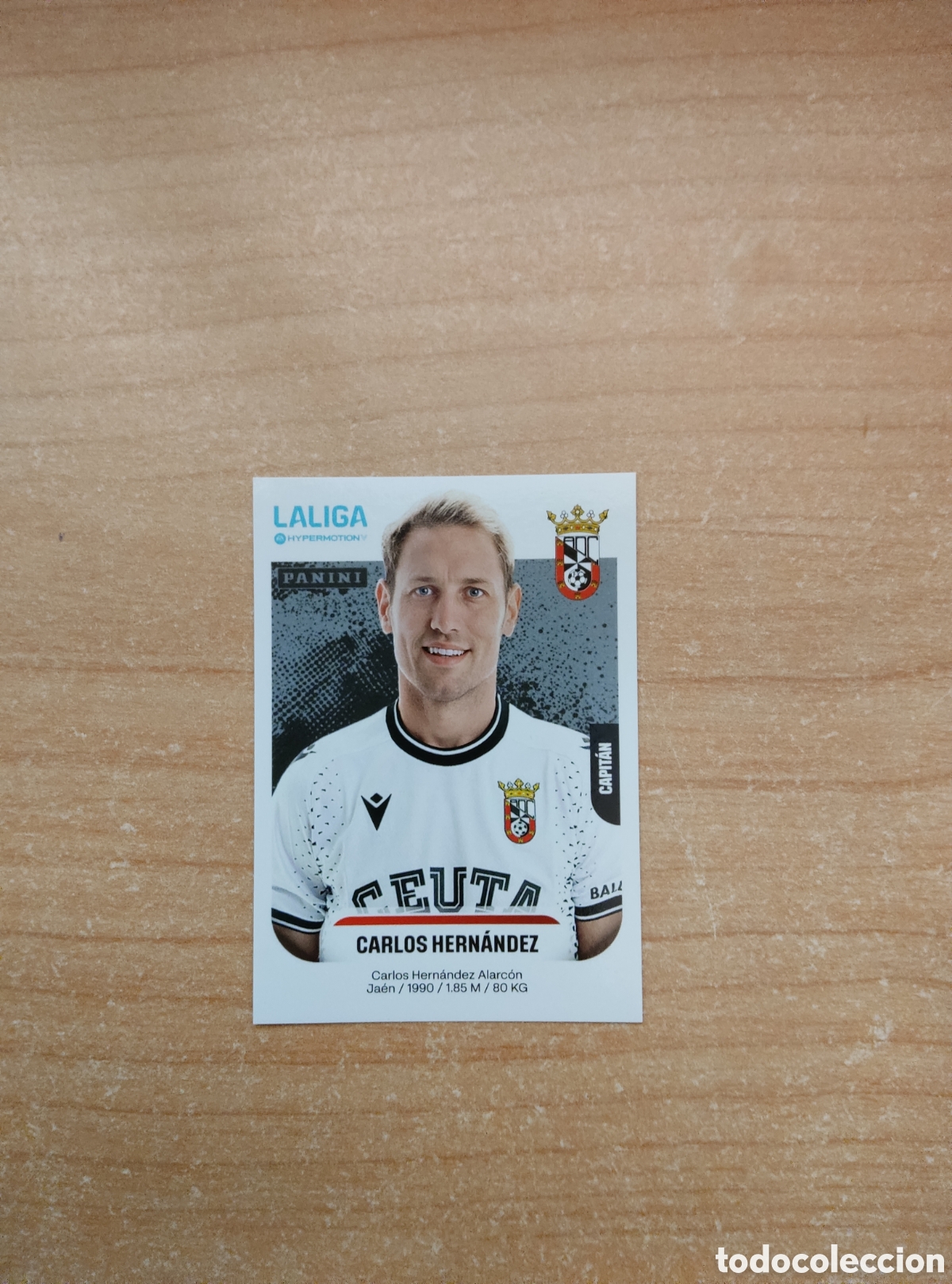 Cromos de f&uacute;tbol: 121 CARLOS HERNANDEZ CEUTA LIGA HYPERMOTION 2025 2026