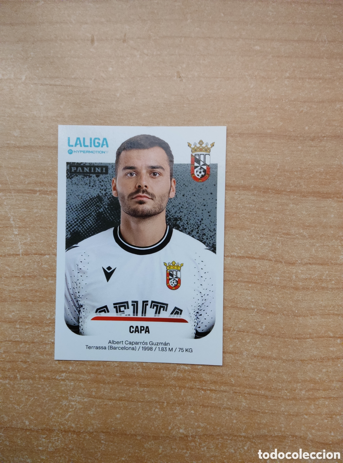 Cromos de f&uacute;tbol: 122A CAPA CEUTA LIGA HYPERMOTION 2025 2026