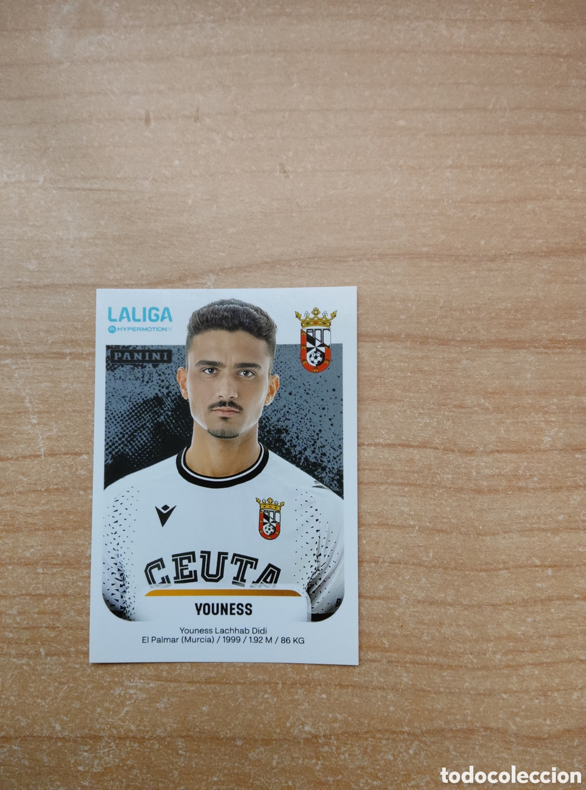 Cromos de f&uacute;tbol: 126 YOUNESS CEUTA LIGA HYPERMOTION 2025 2026