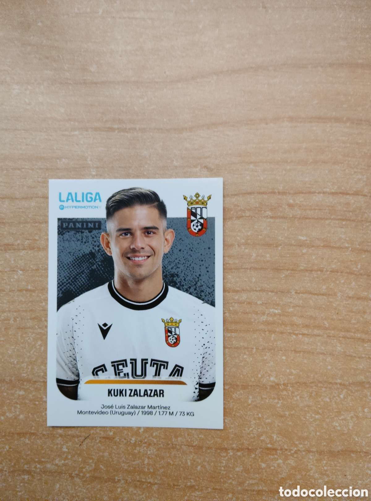 Cromos de f&uacute;tbol: 129 KUKI ZALAZAR CEUTA LIGA HYPERMOTION 2025 2026