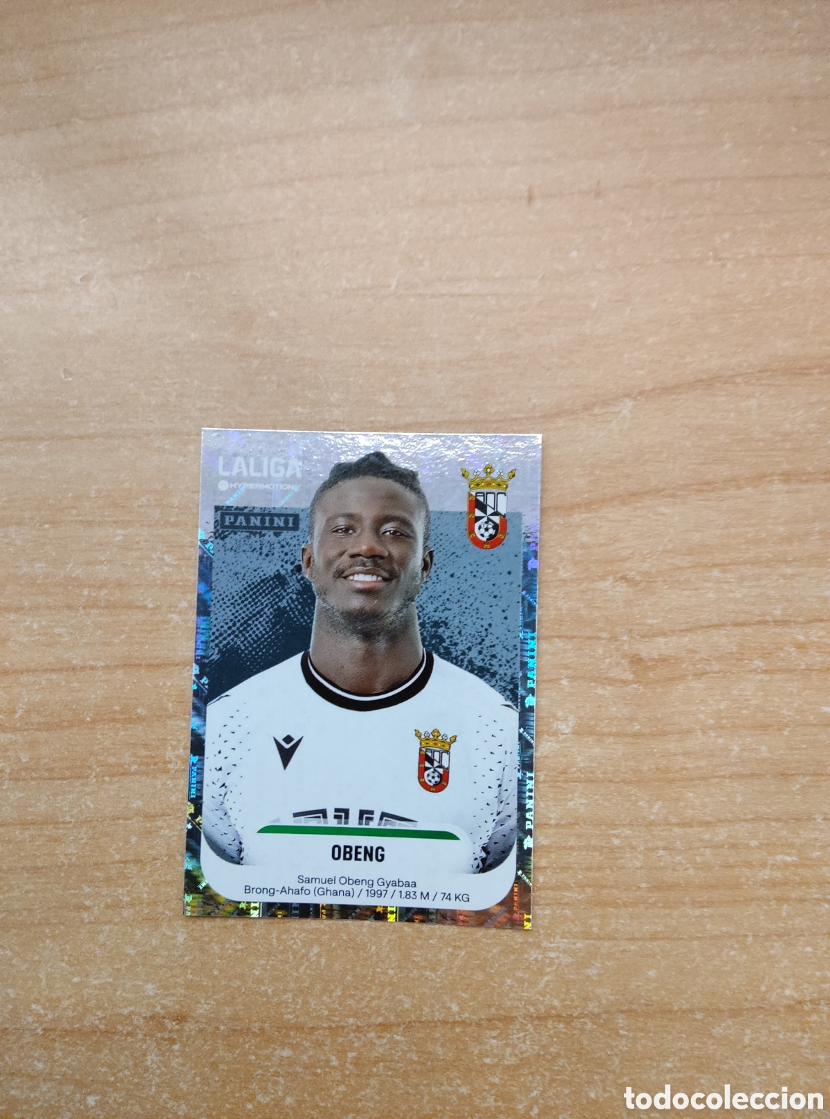 Cromos de f&uacute;tbol: 133 OBENG CEUTA LIGA HYPERMOTION 2025 2026