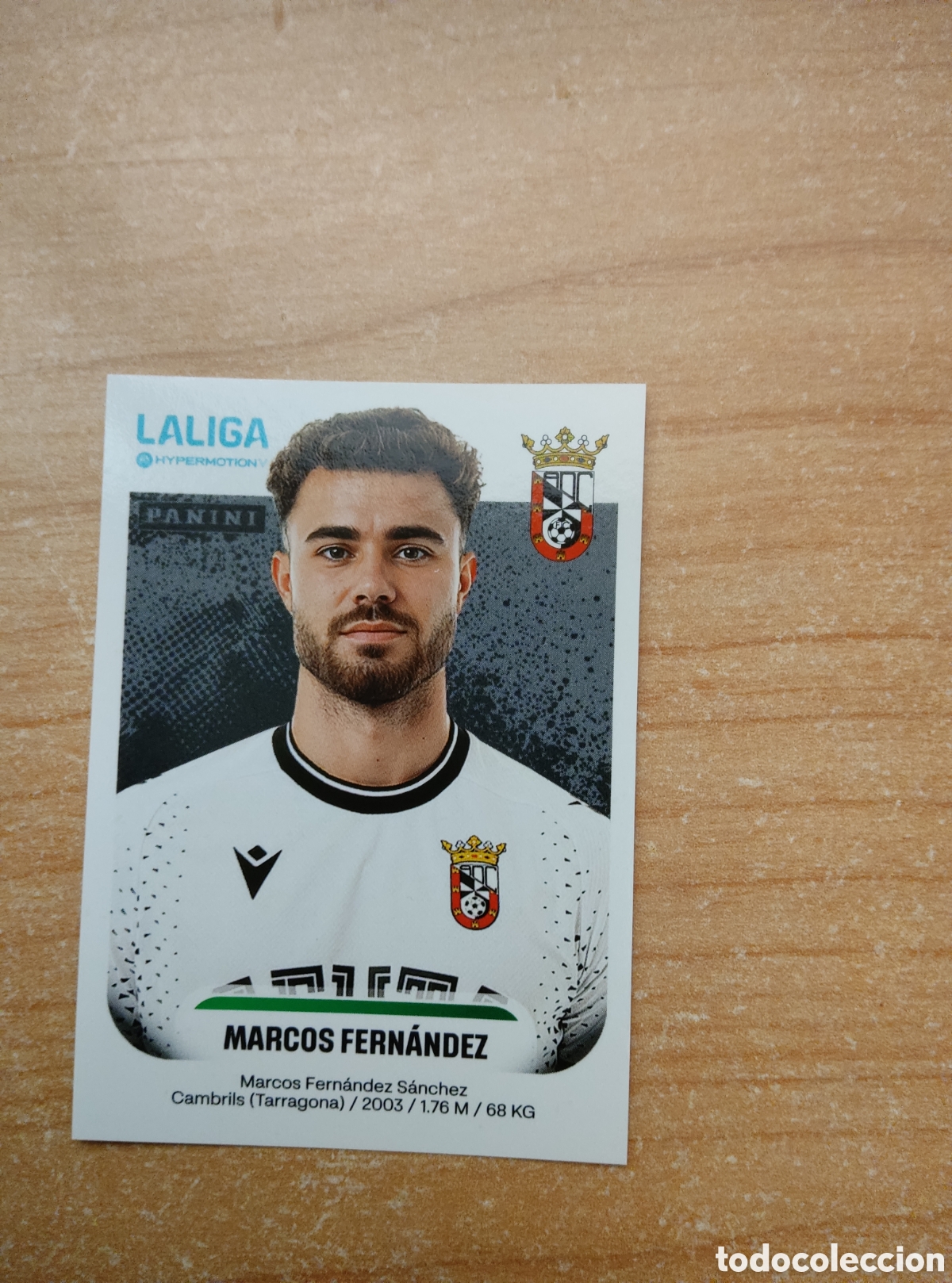 Cromos de f&uacute;tbol: 134A MARCOS FERNANDEZ CEUTA LIGA HYPERMOTION 2025 2026